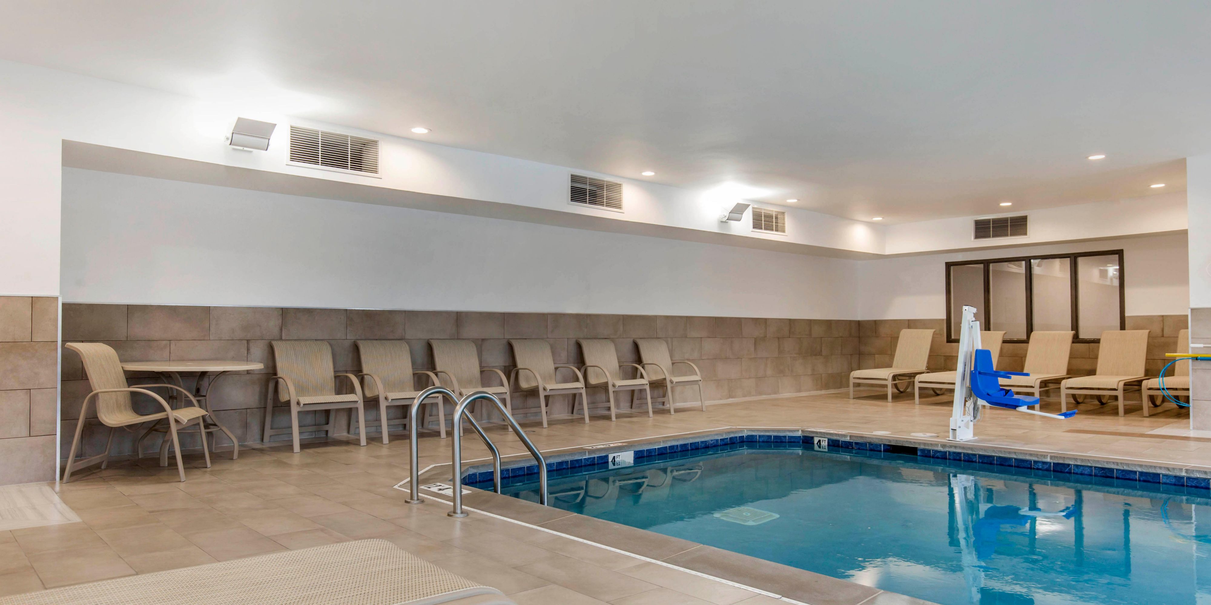 Trampoline and Adventure Park 4 minutes away from the hotel. Take a break and fit in some fun for the whole family at Urban Air. Cool off afterward in our clean indoor pool.