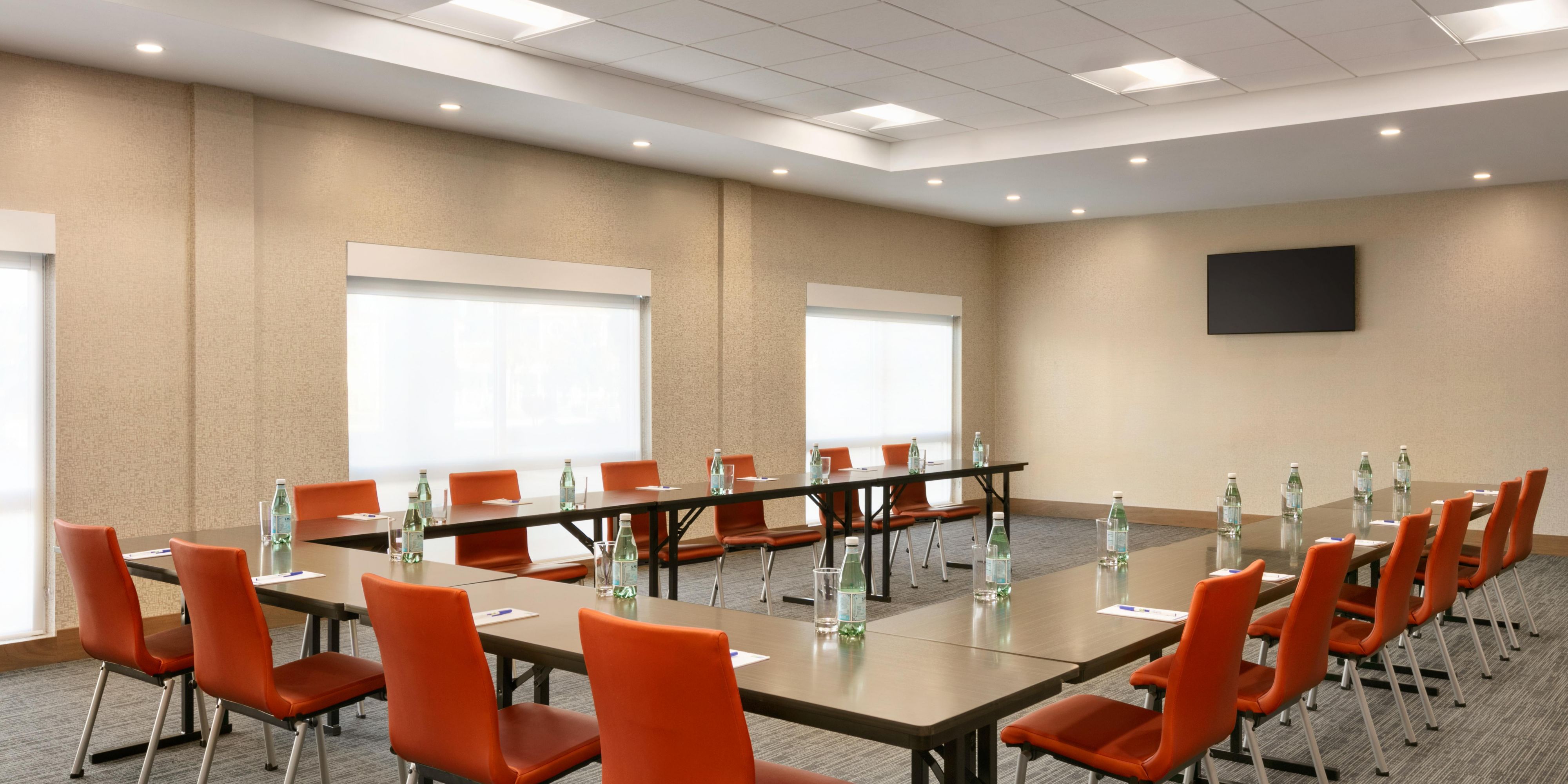 Host your next meeting or event with us in our customizable meeting space with max occupancy of 50ppl.  Contact our staff to schedule your next event with us.