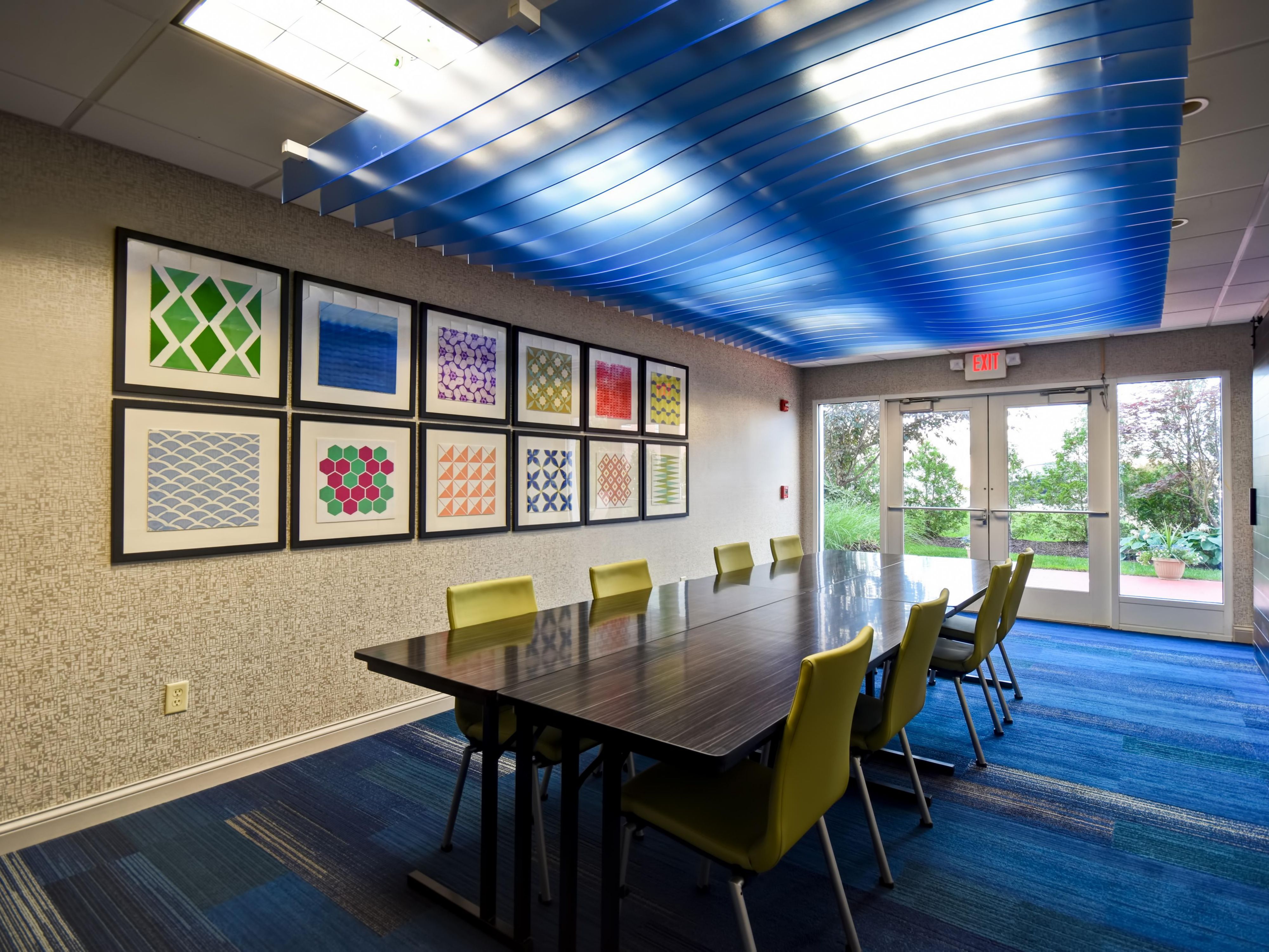 Host your next meeting or event with us in our beautifully appointed newly renovated meeting spaces. Our comfortably modern atmosphere can offer you anything from a relaxed training session to a corporate conference.  We specialize in making your next meeting a pleasant stress-free experience.