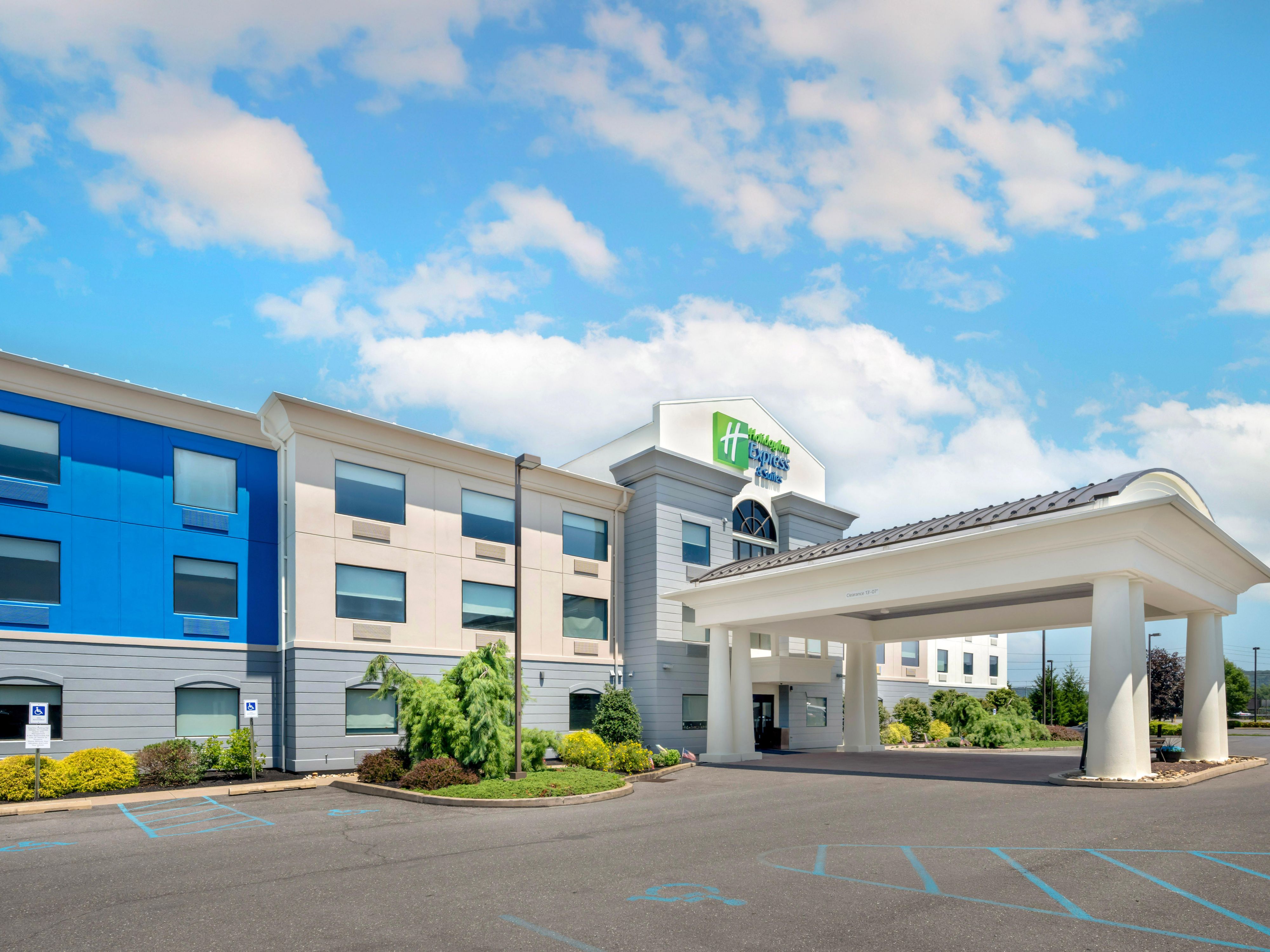 Front Entrance and Parking lot