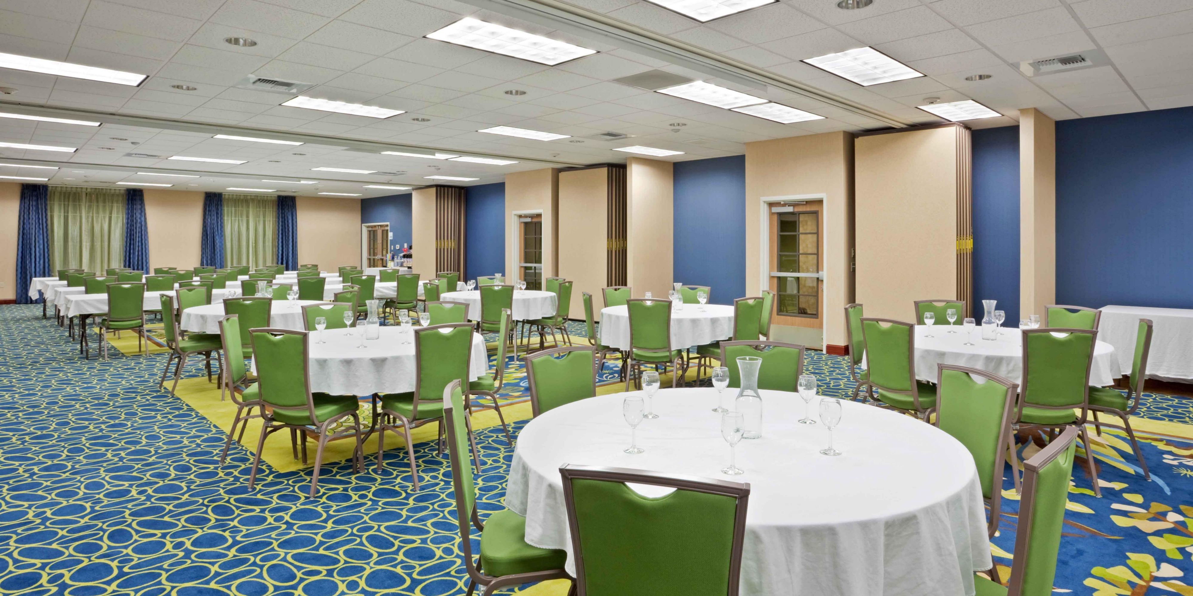 We've got your meeting needs covered with our 2,500 square feet of meeting space, which can be used as 1 meeting room or 4 breakout rooms. Take advantage of our pre-function area with massage chairs! We also have games available upon request.