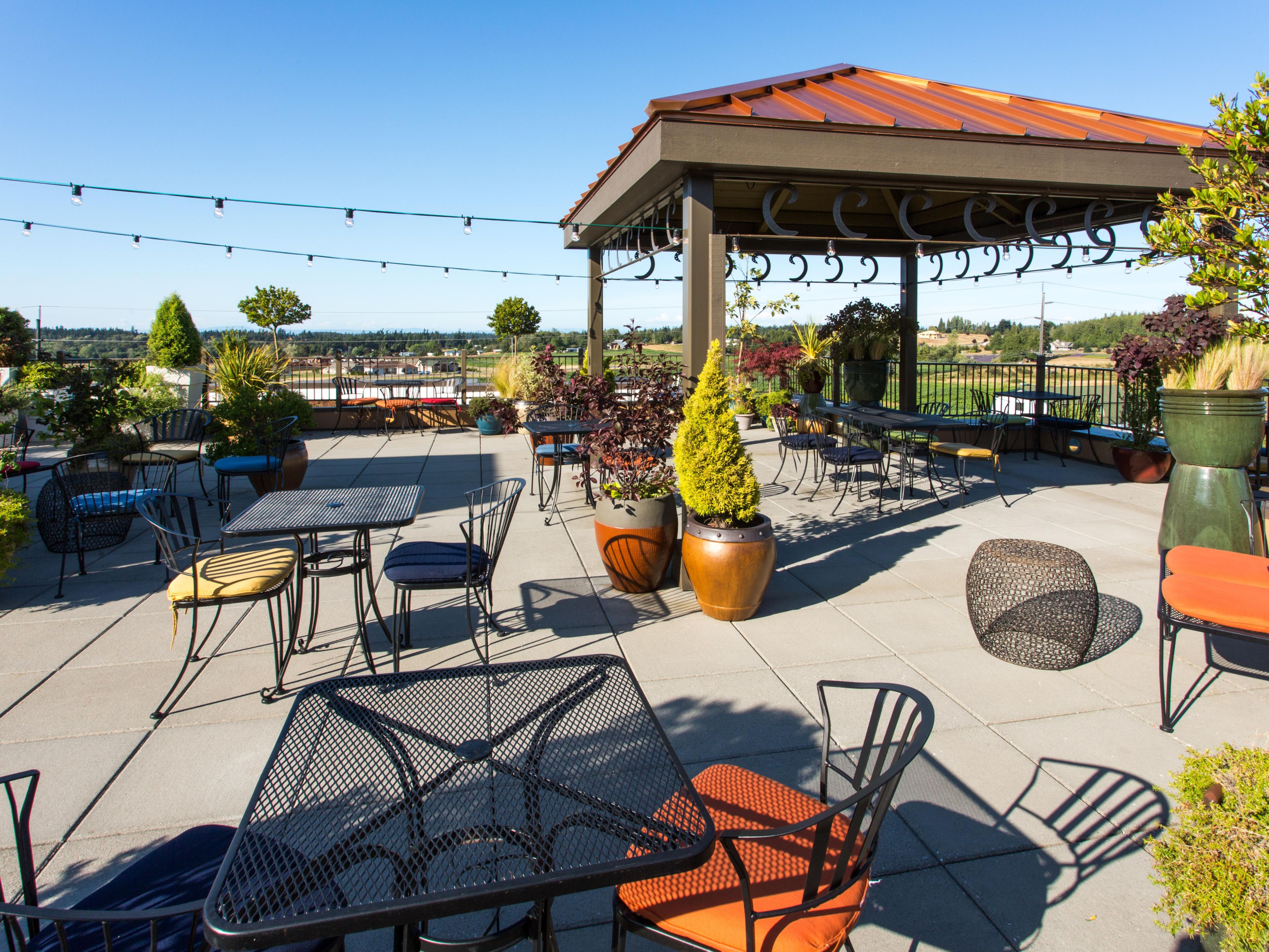 Relax on our rooftop patio after a long day. Enjoy the beautiful scenery surrounding the Holiday Inn Express Sequim!