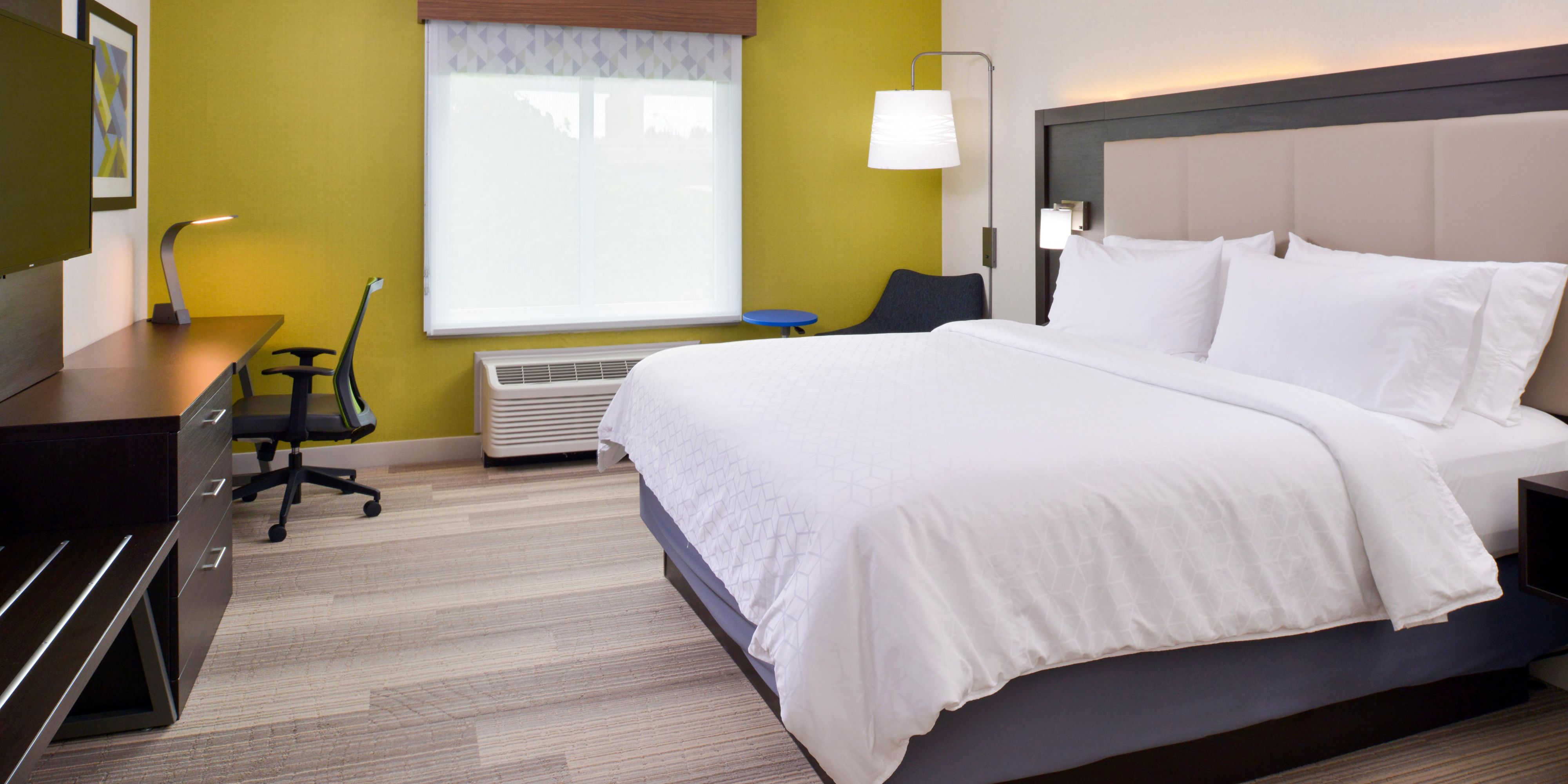 Come lay down on our brand new pillow top mattresses and rest the night away. 