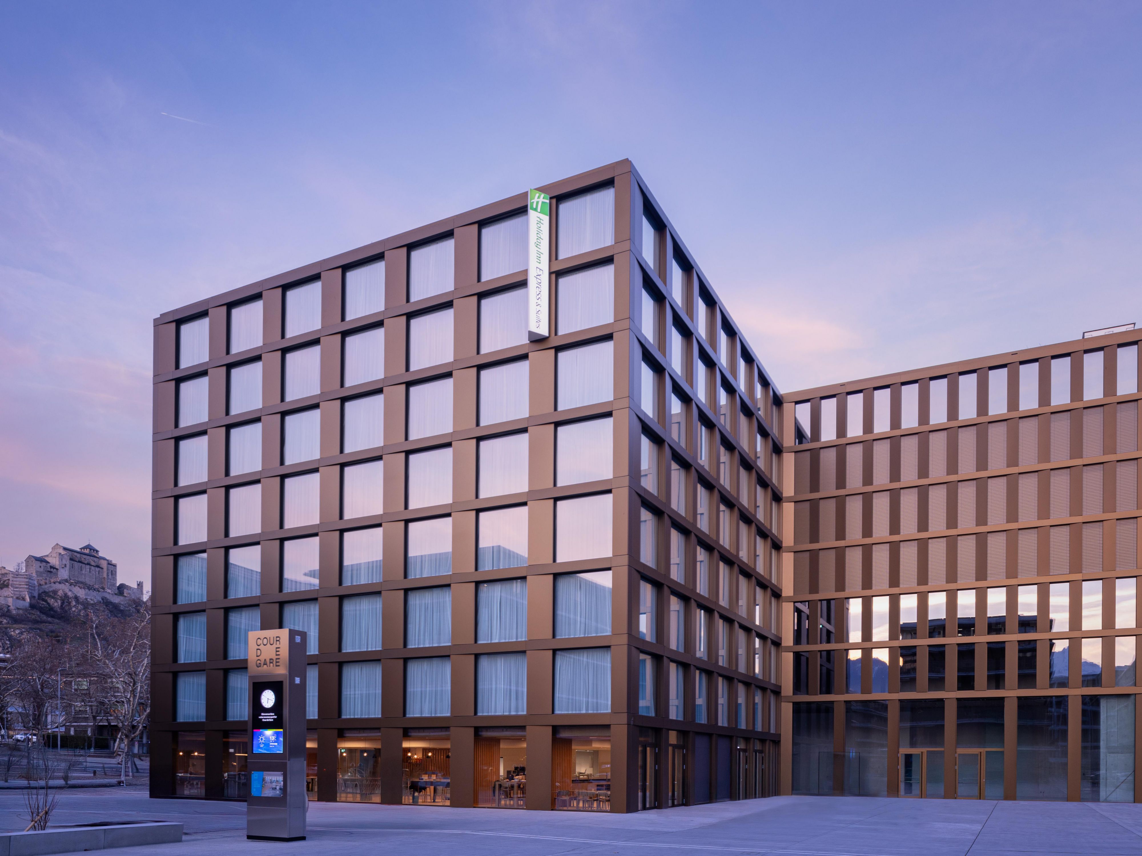 Exterior at dusk
