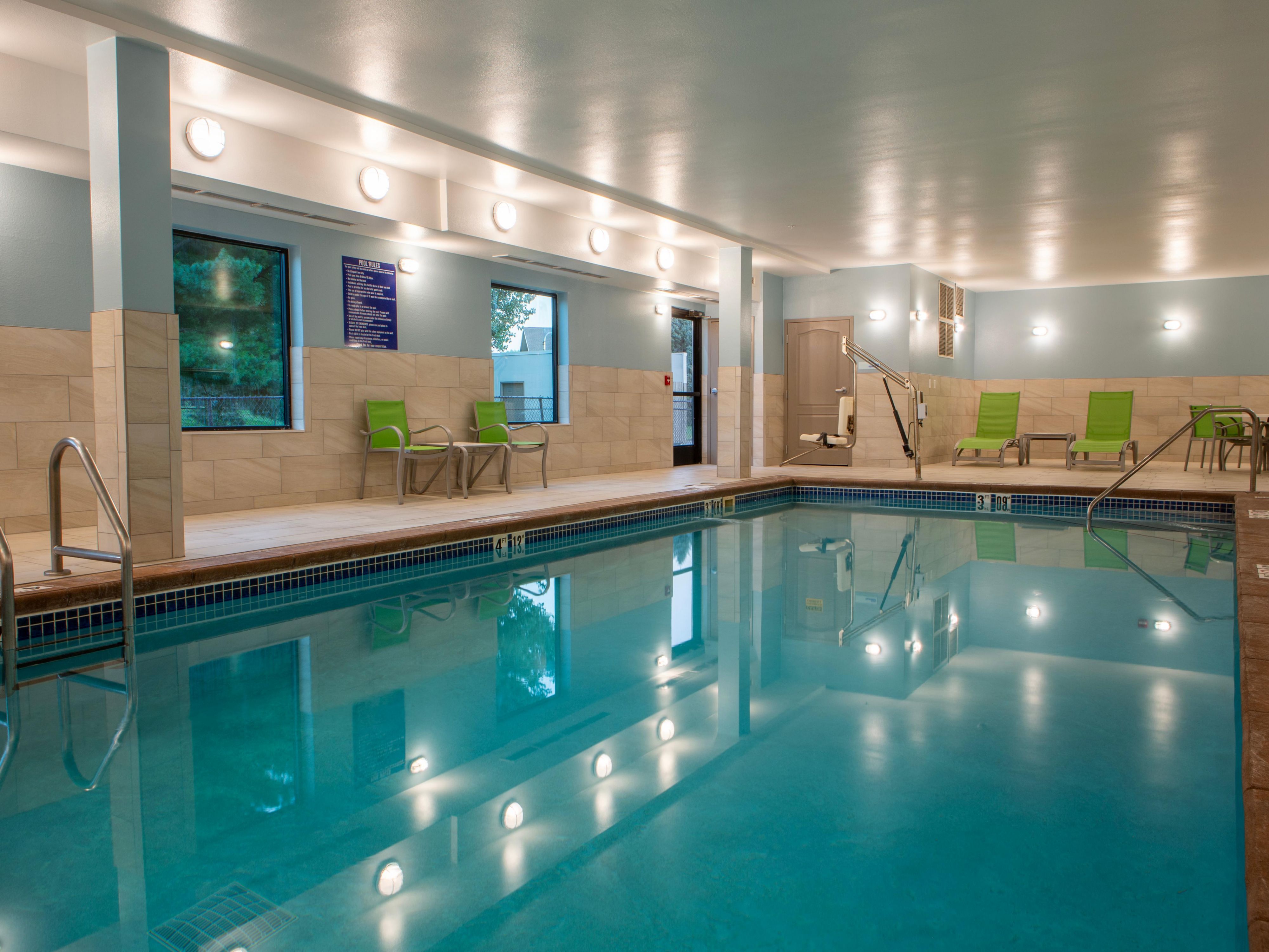 Our pool hours are 8 AM to 10:30 PM.
