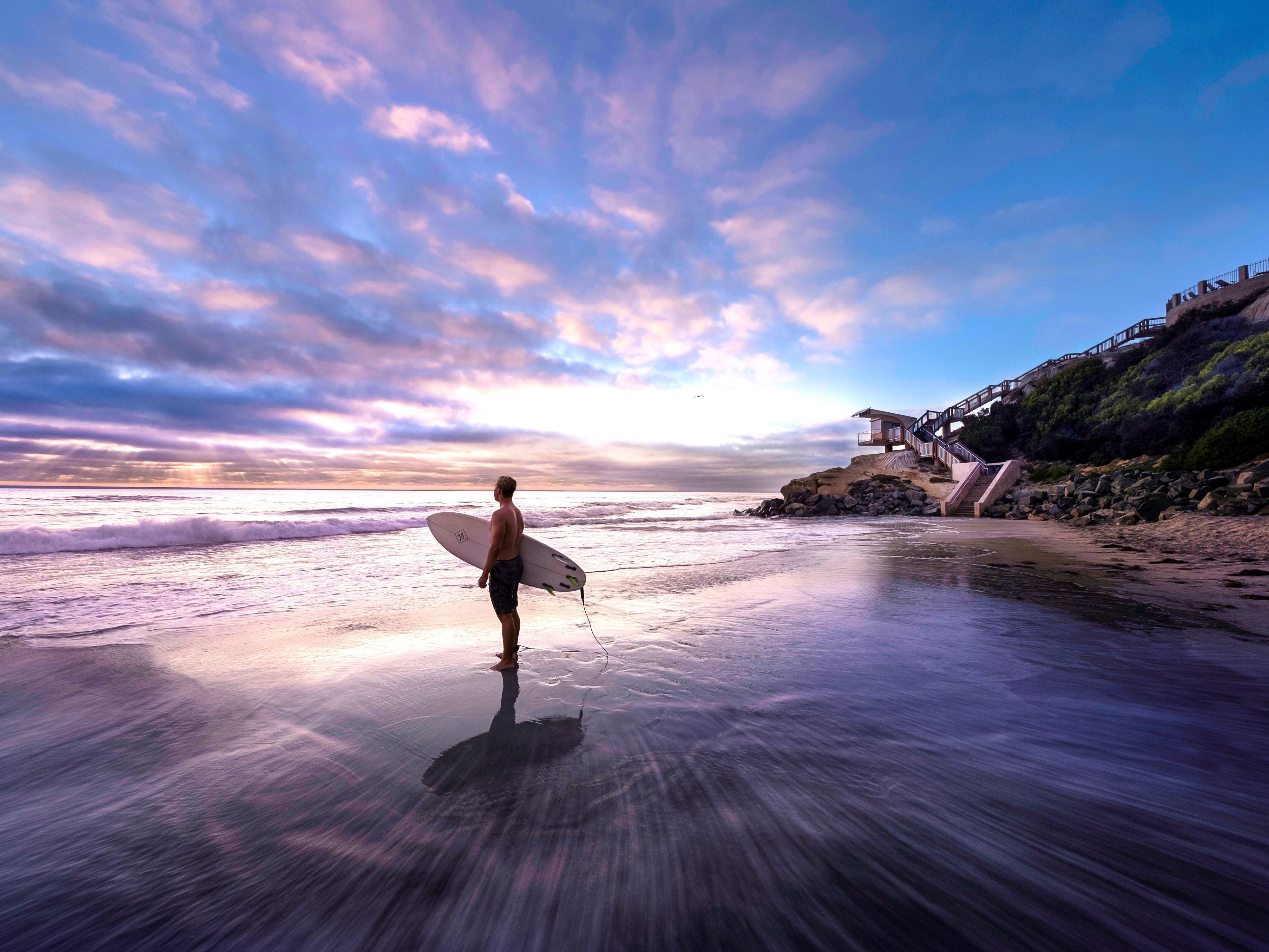 Enjoy the surf and sand in Solana Beach