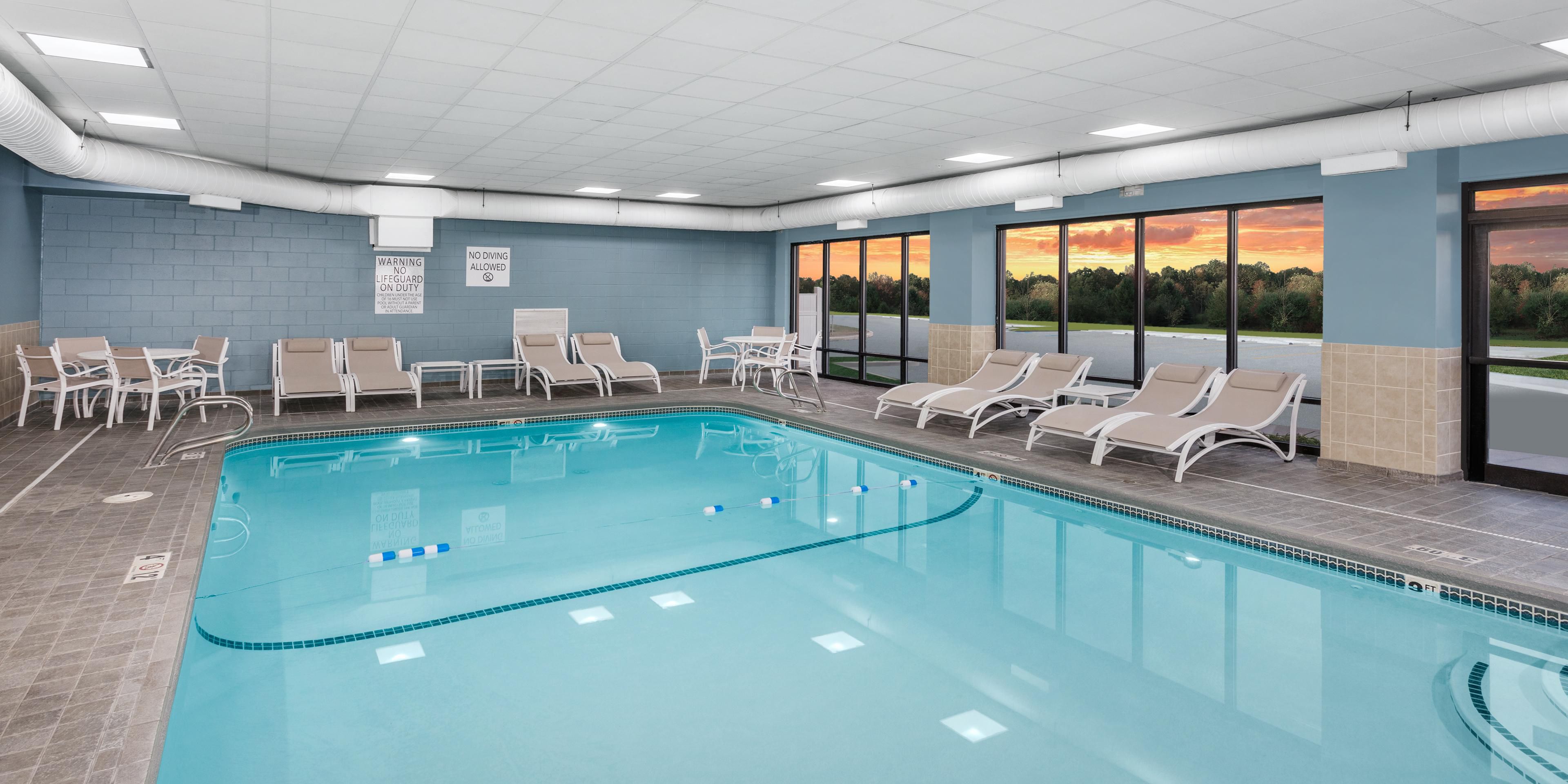 Traveling with kids? Our oversized indoor pool will be just the remedy you are looking for after a long day of travel. Dive right in to adventure in South Portland, Maine!