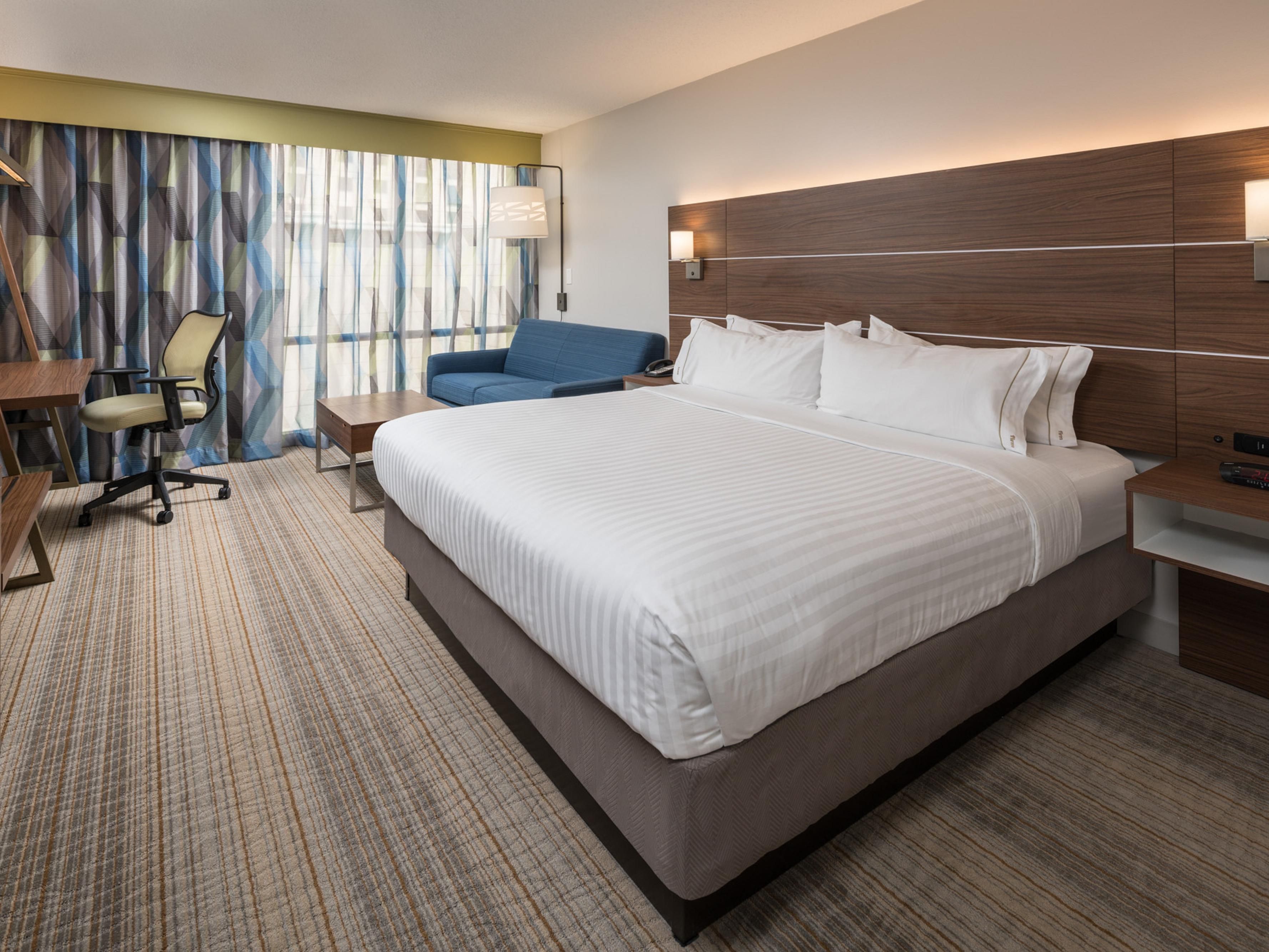 King Guest Room with microwave and refrigerators