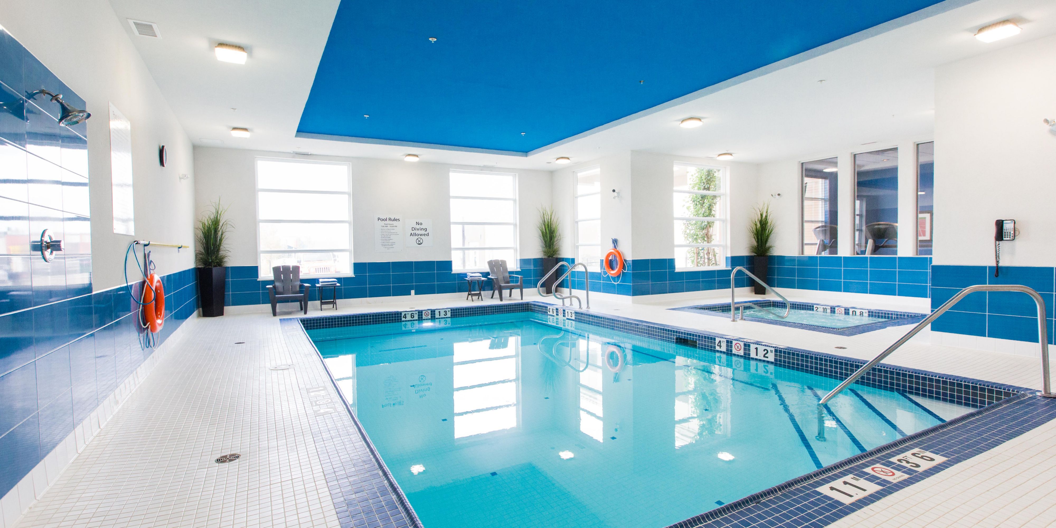 We have fun for the entire family! Our property features a spacious indoor Heated Swimming Pool, and comfortable oversized Hot Tub. Our Pool & Hot Tub are an amazing way to relax after a busy days work. Call today and ask our Guest Services team to assist in making your reservation. Long lasting impressions are our main goal, 780-571-1101.