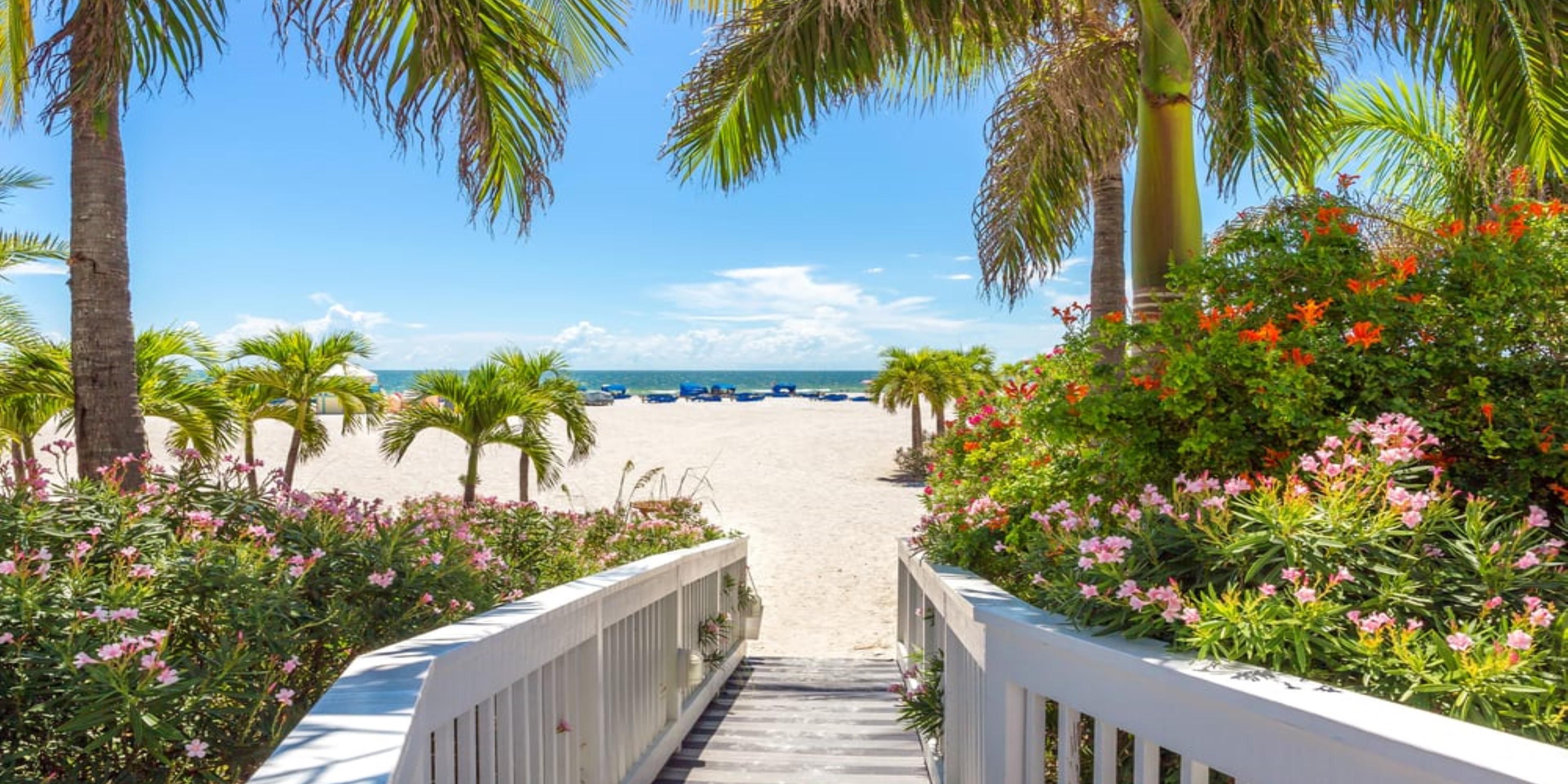Enjoy Mother Nature's amazing color palette presented nightly over Madeira Beach and the Gulf of Mexico. This breathtaking view is located only mile away from us and is calling for good vibes!
