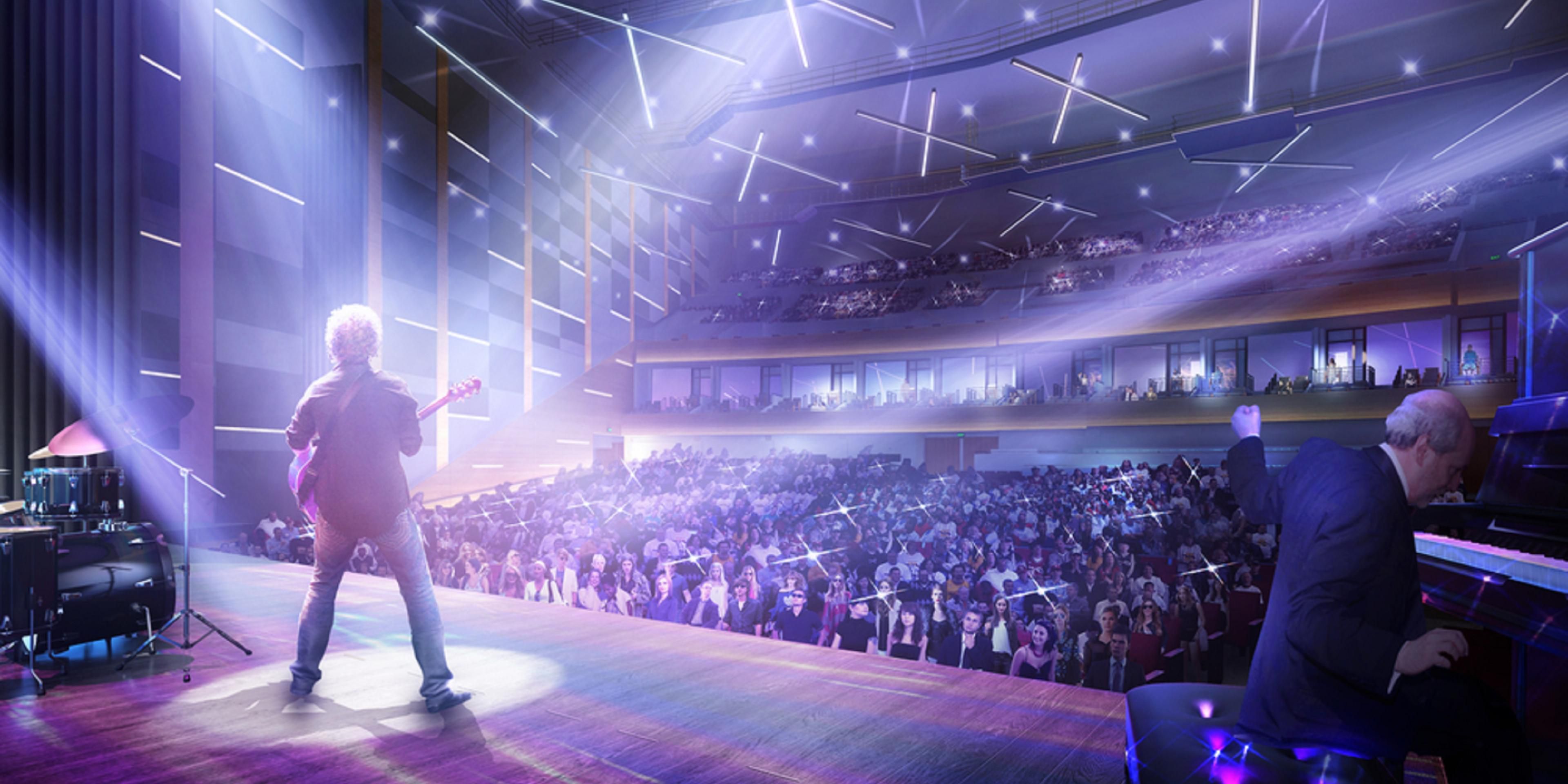 The Smart Financial Centre is a concert hall located off U.S. Highway 59 in Sugar Land, Texas, 20 miles southwest of Houston. It is owned by the City of Sugar Land and is the only indoor live performance venue of its kind in the Greater Houston area.