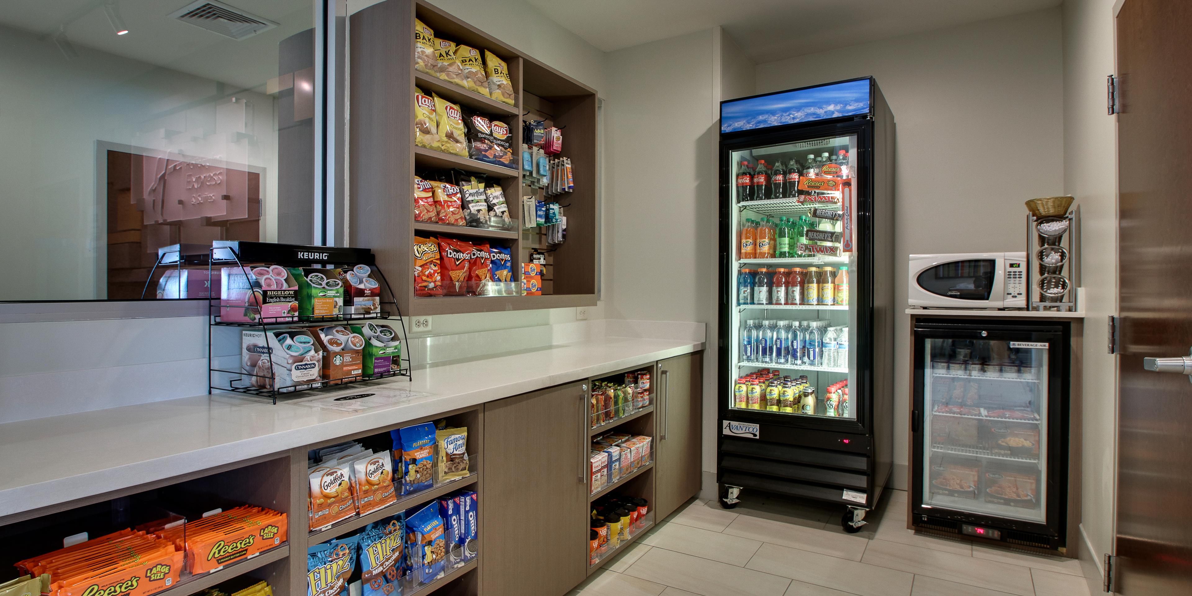 Satisfy that late night sweet tooth or savory snack craving with a trip to our onsite Suite Shop. 