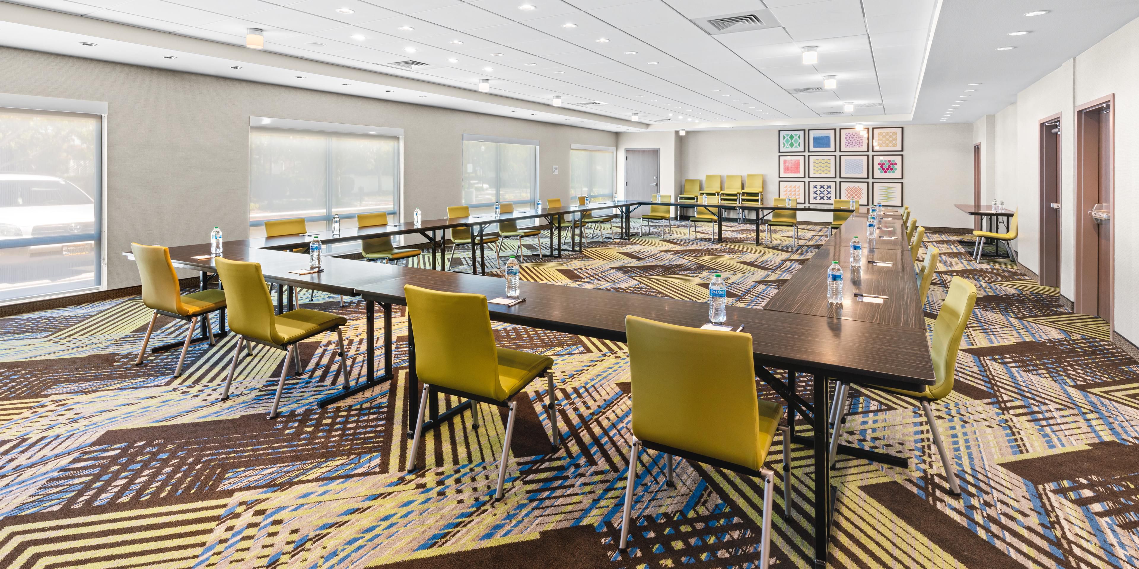 Our Suisun City hotel in Solano County features 1,355 sq ft of flexible meeting and event space in our Waterfront Meeting Room. Flexible set-ups can be arranged. Groups will enjoy the convenience of being near the Suisun City Historic Waterfront District with multiple dining options and fun activities for team building.