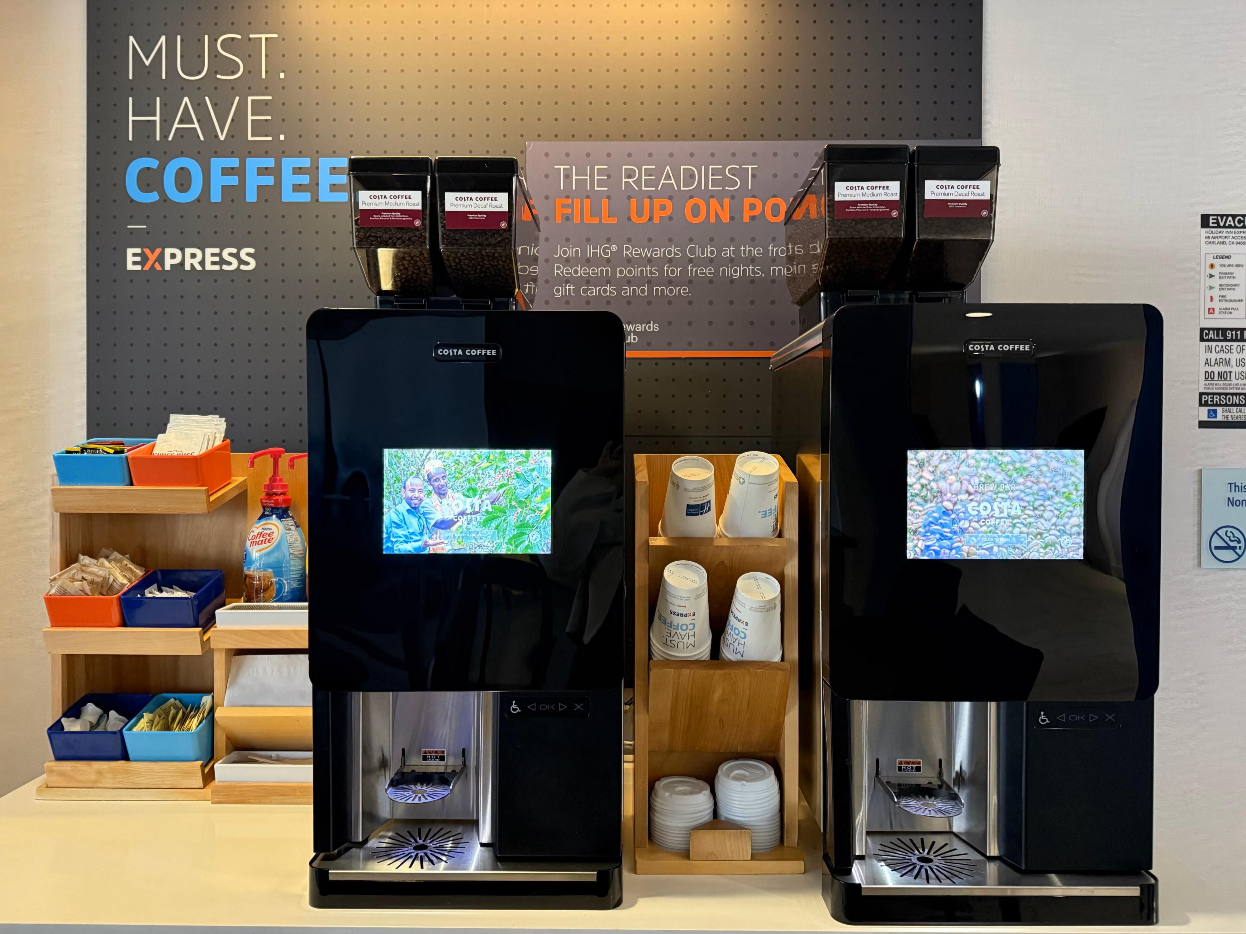 Savor the taste of freshly brewed coffee around the clock with our new bean-to-cup coffee machine, available 24/7 in the lobby. Elevate your stay with us and relish every sip of our exceptional coffee!