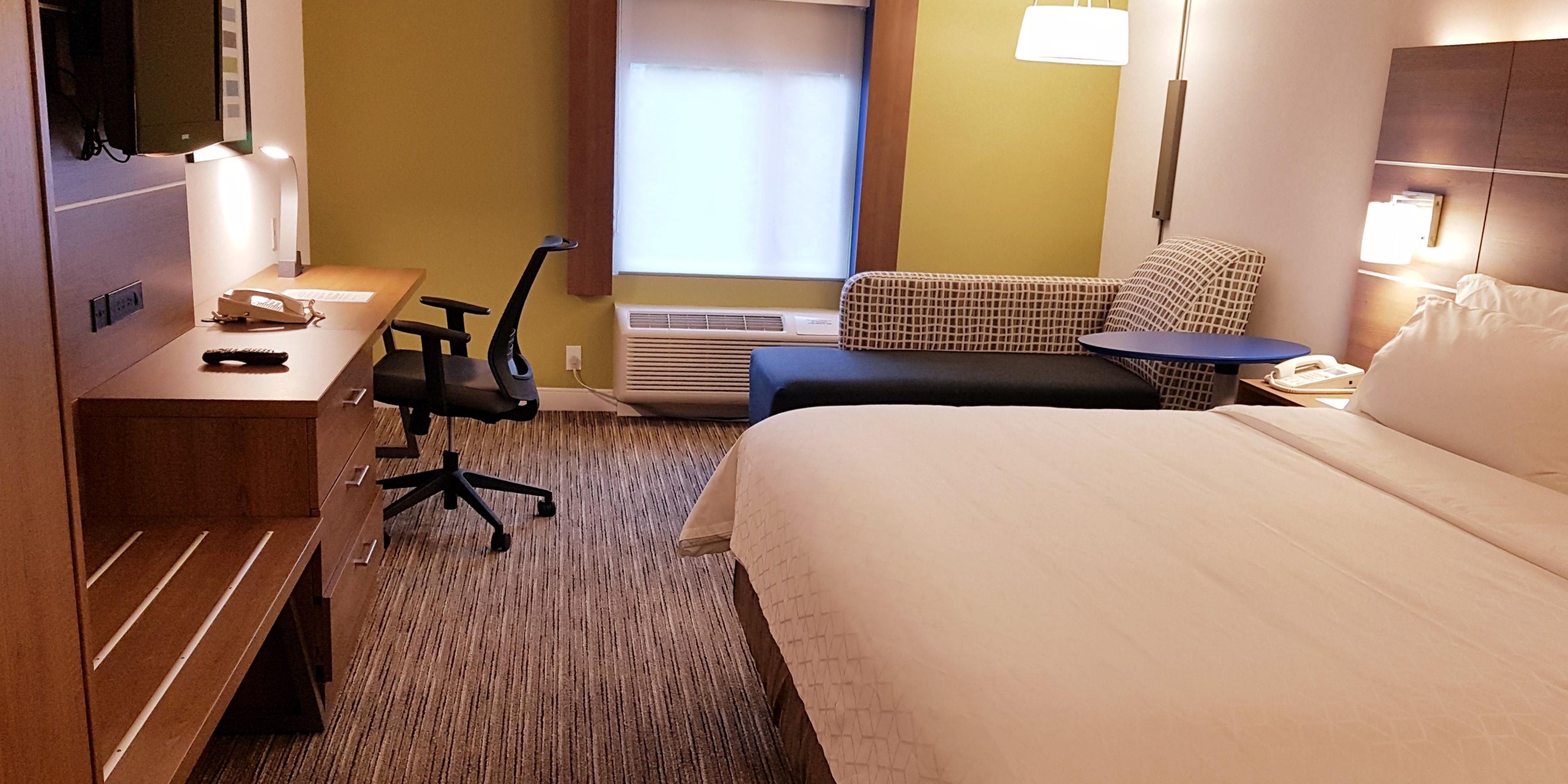 Our guests are raving about our newly renovated guest rooms with updated décor and brand new Beautyrest beds. Perfect for any Workcation or Staycation.