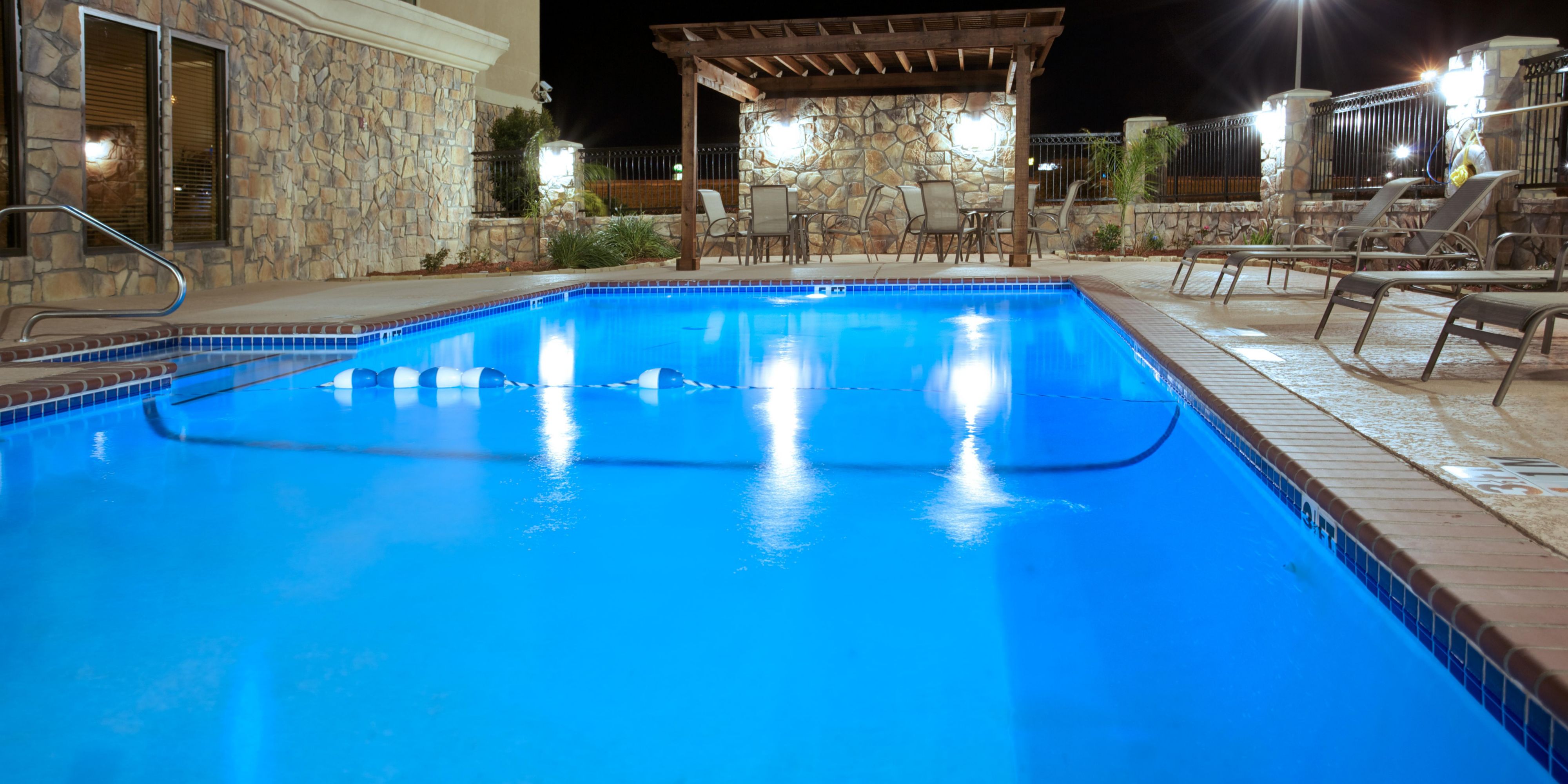 Relax and unwind in our outdoor pool