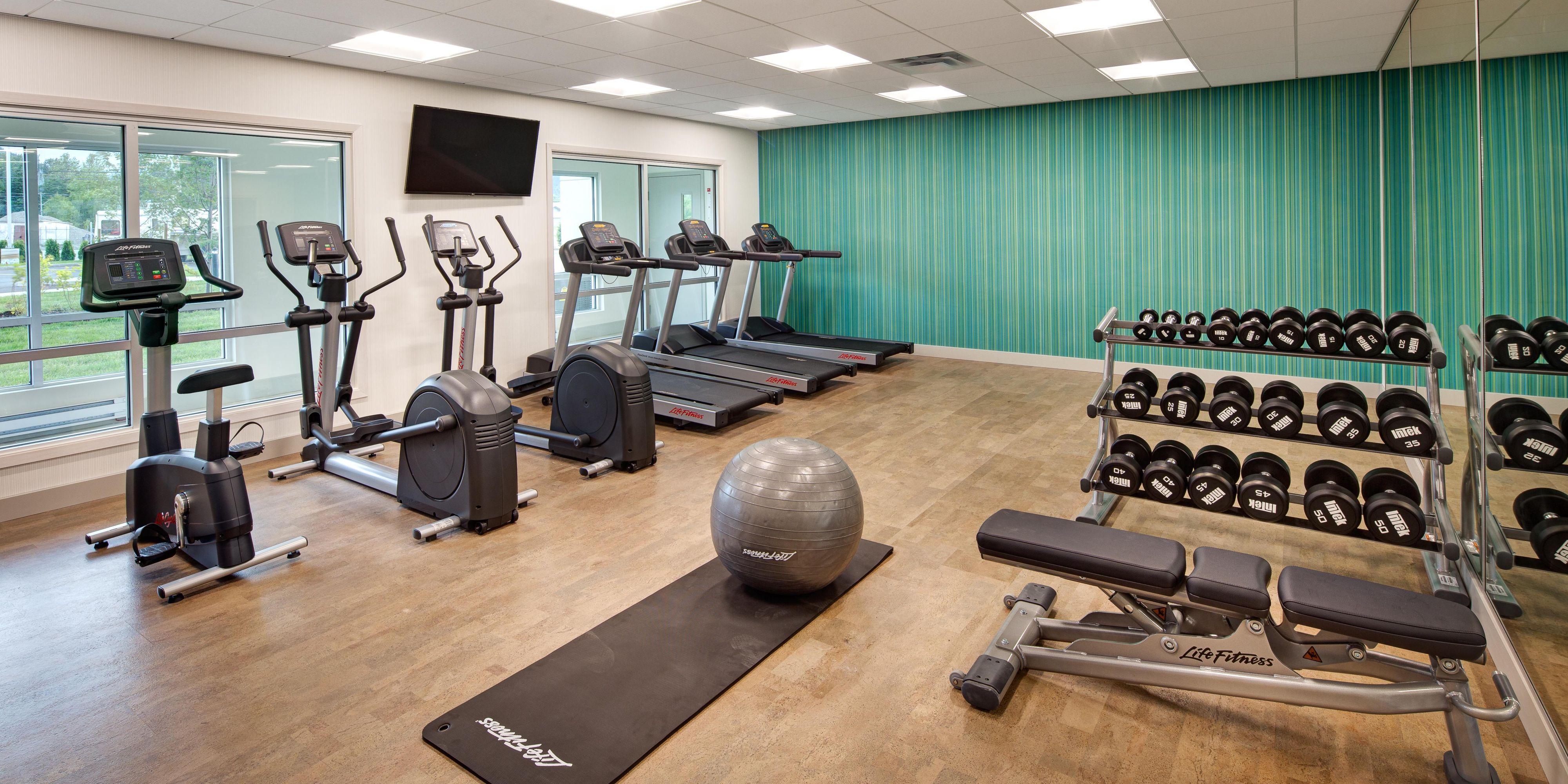 Our Fitness Room is open with Covid Safety measures in place. Ask the front desk to make an appointment. 