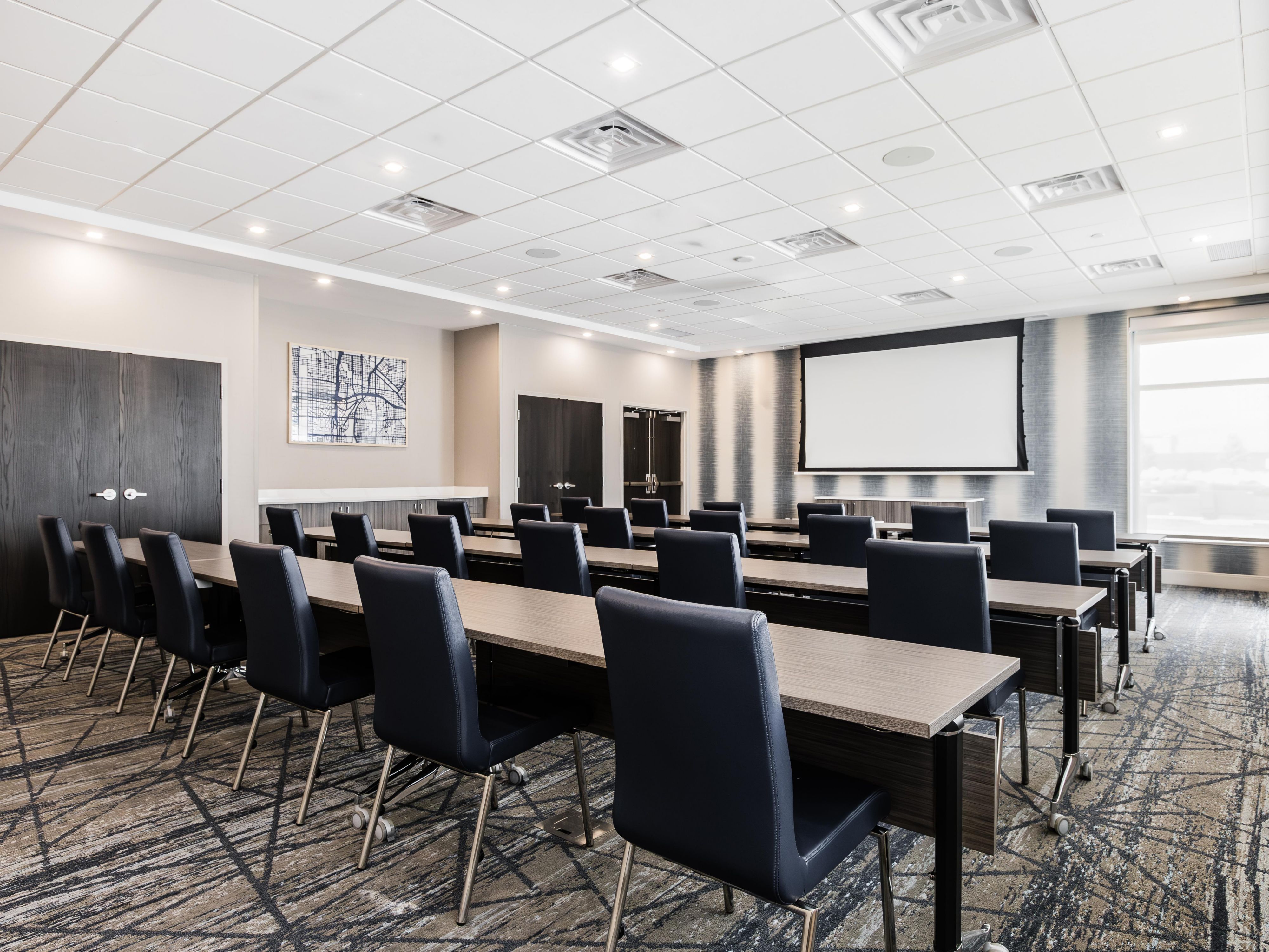 Host business meetings, special events, and social gatherings in our 1,000 sq ft venue with flexible layouts for up to 60 guests. Designed for productivity and collaboration, our space features abundant natural light, charging pods, and free Wi-Fi. With catering options and planning support, we turn ordinary meetings into extraordinary events.