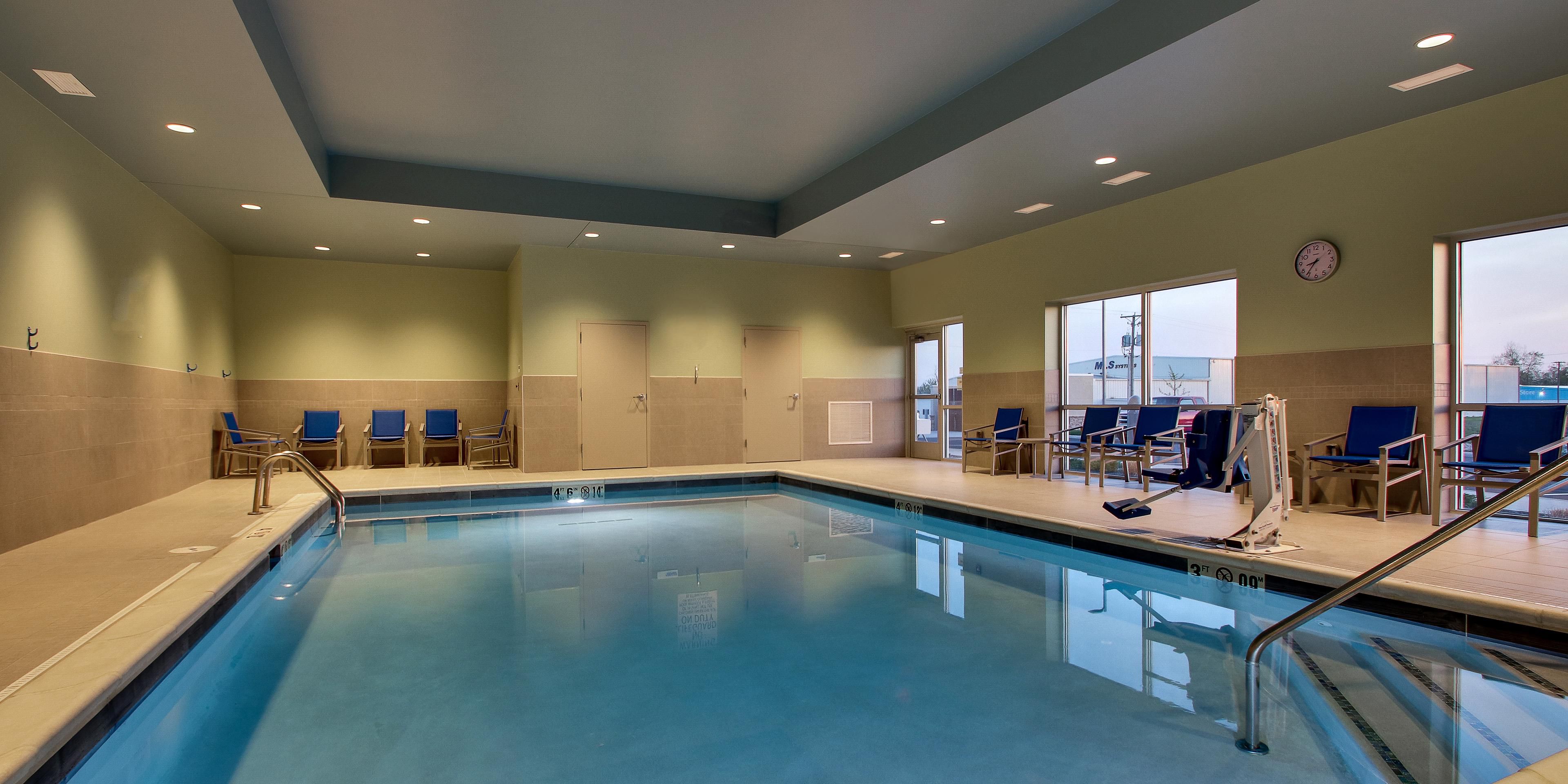 Take a dip in our indoor swimming pool, which is open for your enjoyment from 6am to 11pm daily. 