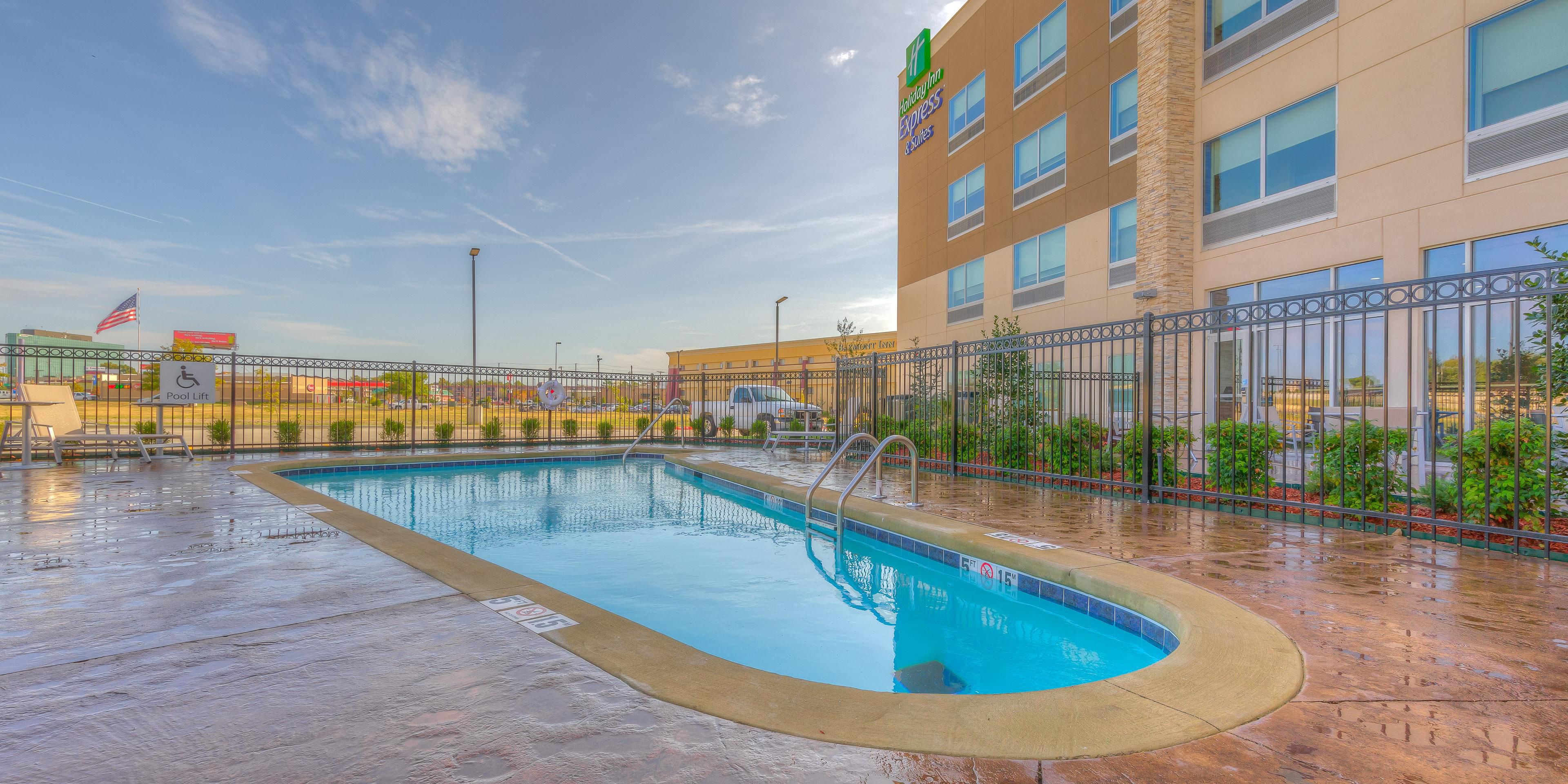 Kick back and take a seat on our patio or take a dip in our outdoor pool, which the patio overlooks. Guest can catch both sunrise and sunset from this sunny spot, and it's open year round, weather permitting.