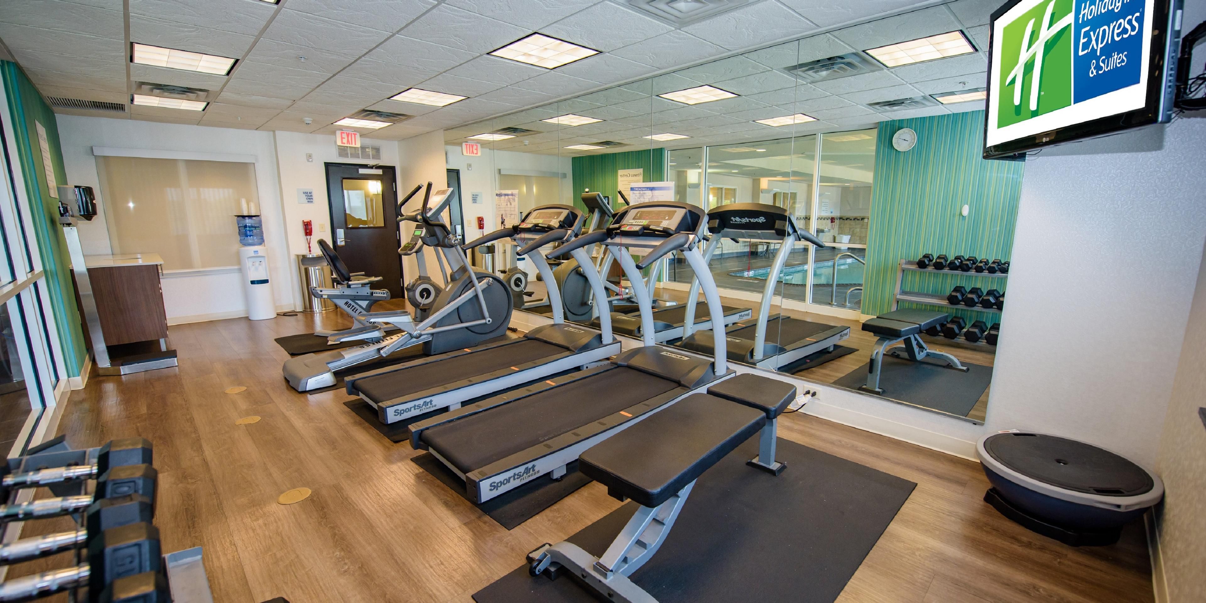 Our overnight guests can take advantage of our 24 Hour Fitness Center complete with free weights, exercise balls, tandem bikes, ellipticals and treadmills.