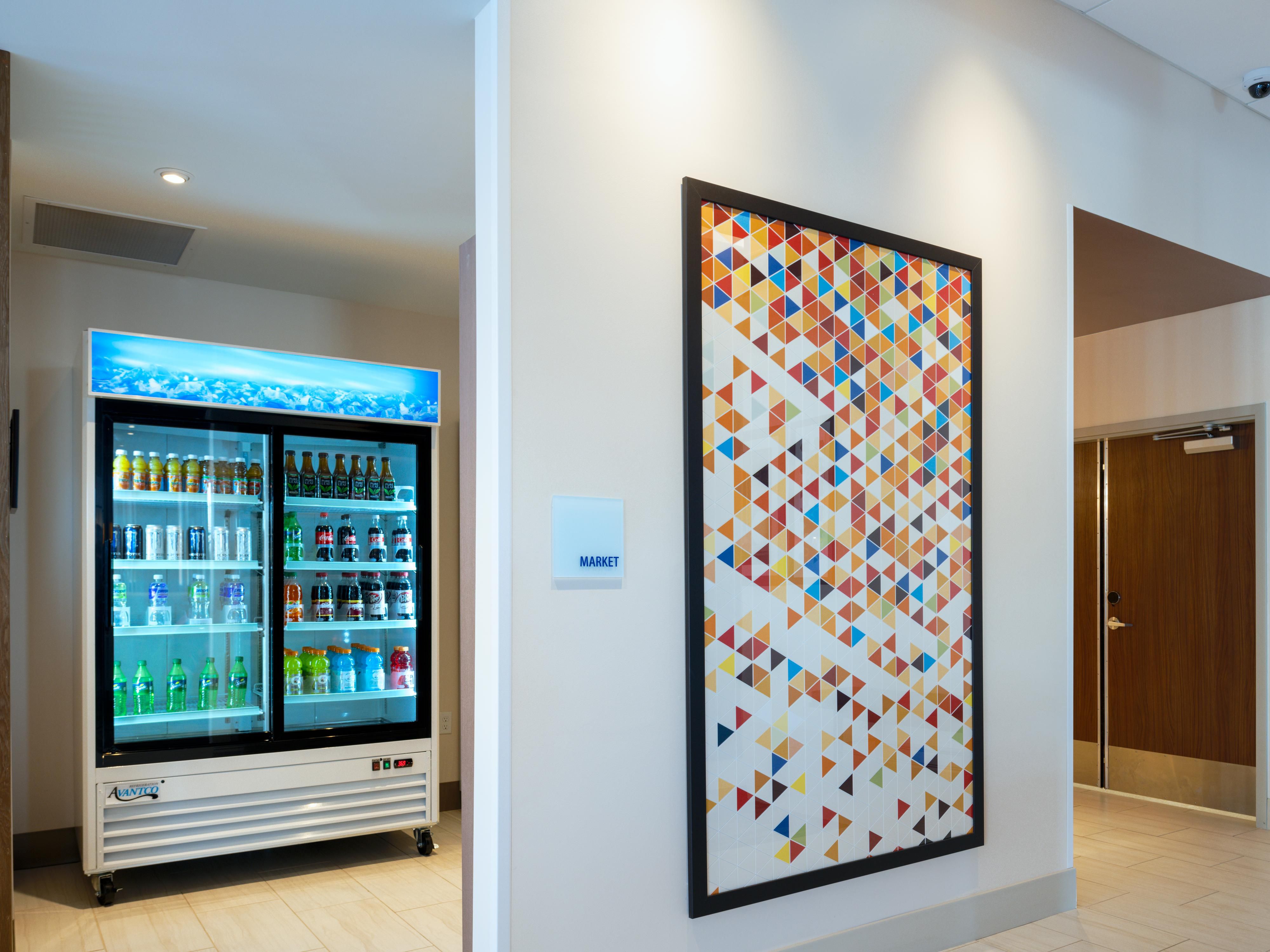 Drop by to see wide selection of sundries and drinks.