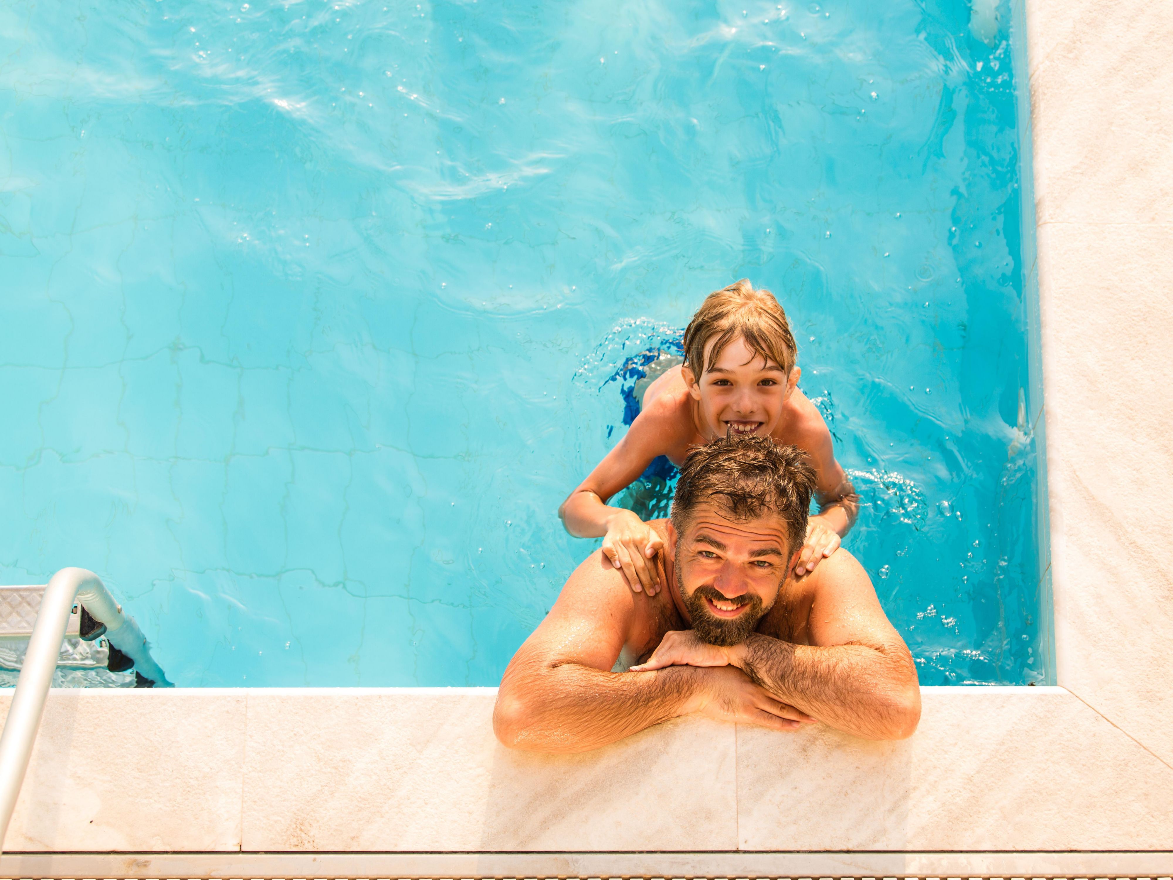 Take a dip and unwind in our inviting pool! Whether you're looking to relax after a busy day or enjoy some family fun, our outdoor pool provides the perfect spot to cool off and refresh.  