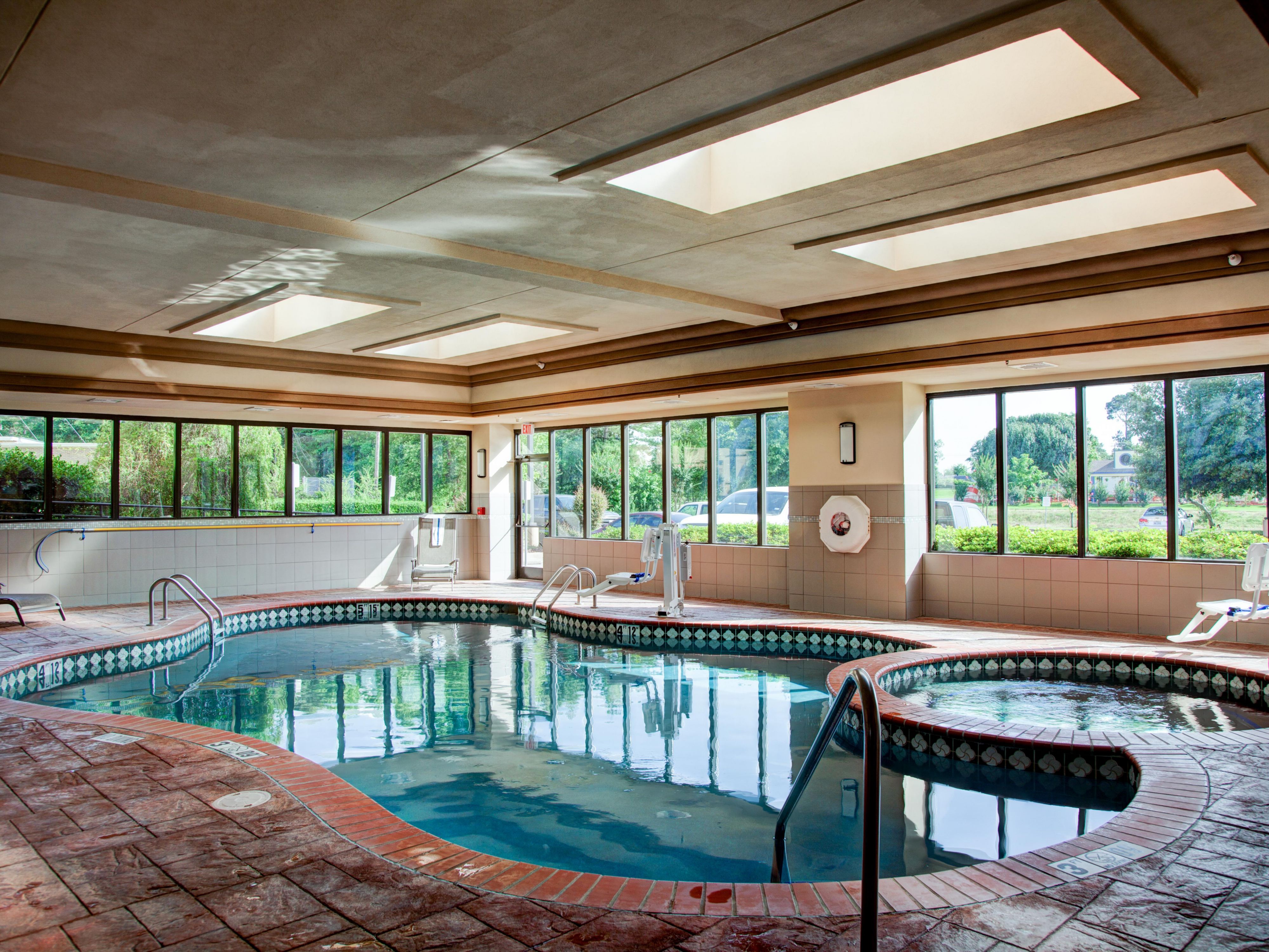 Indoor Pool. Whirlpool is no longer in service. Updating pictures.