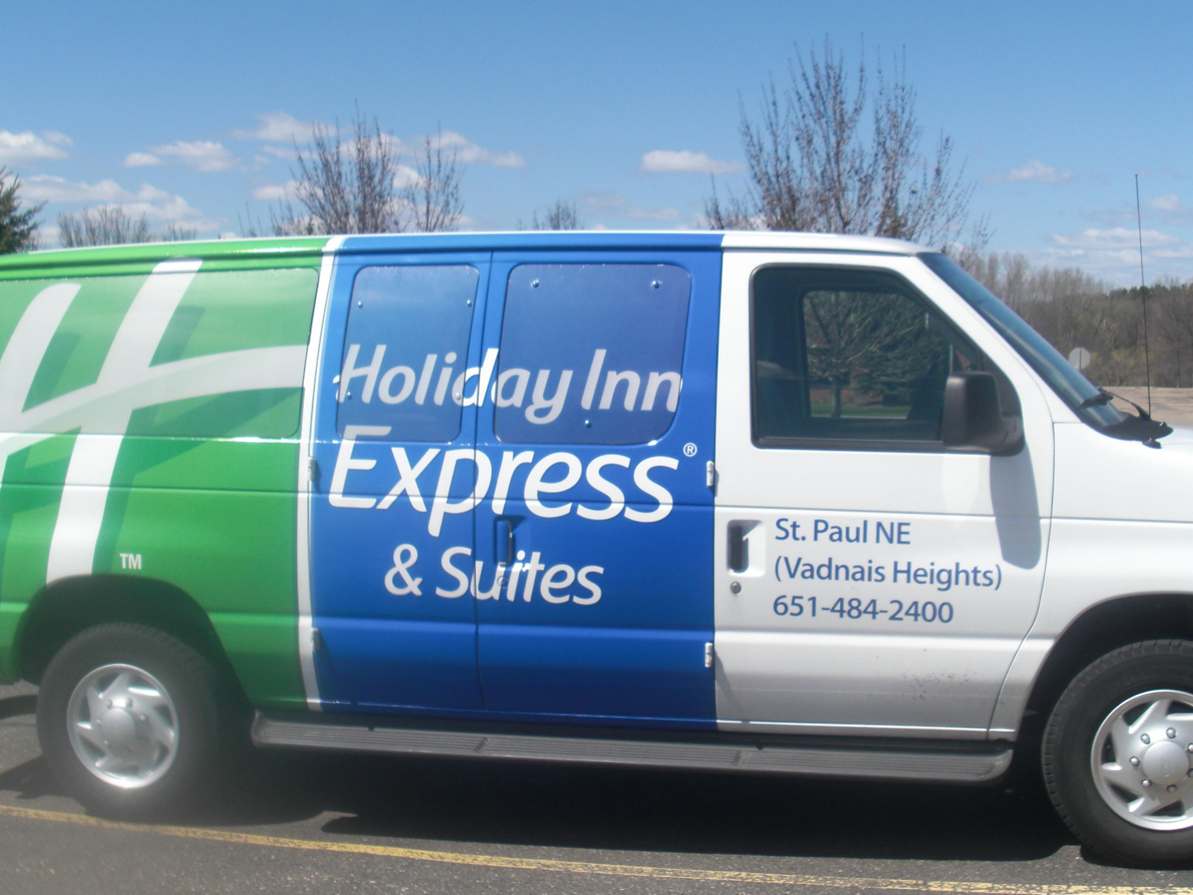 We offer a hotel shuttle within a 5 mile radius available for rent. Call for availability and to inquire about pricing.