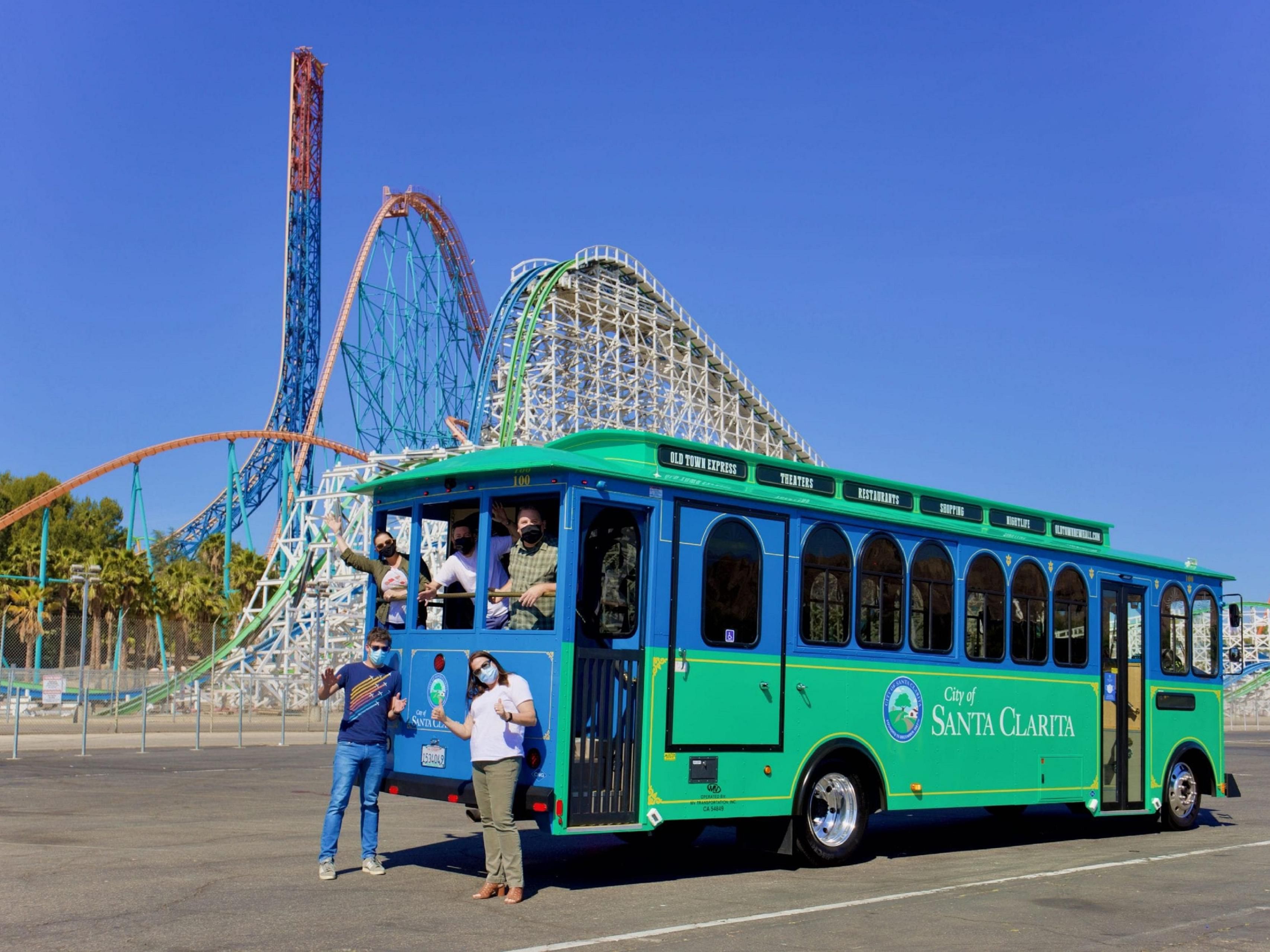Summer Trolley to Six Flags