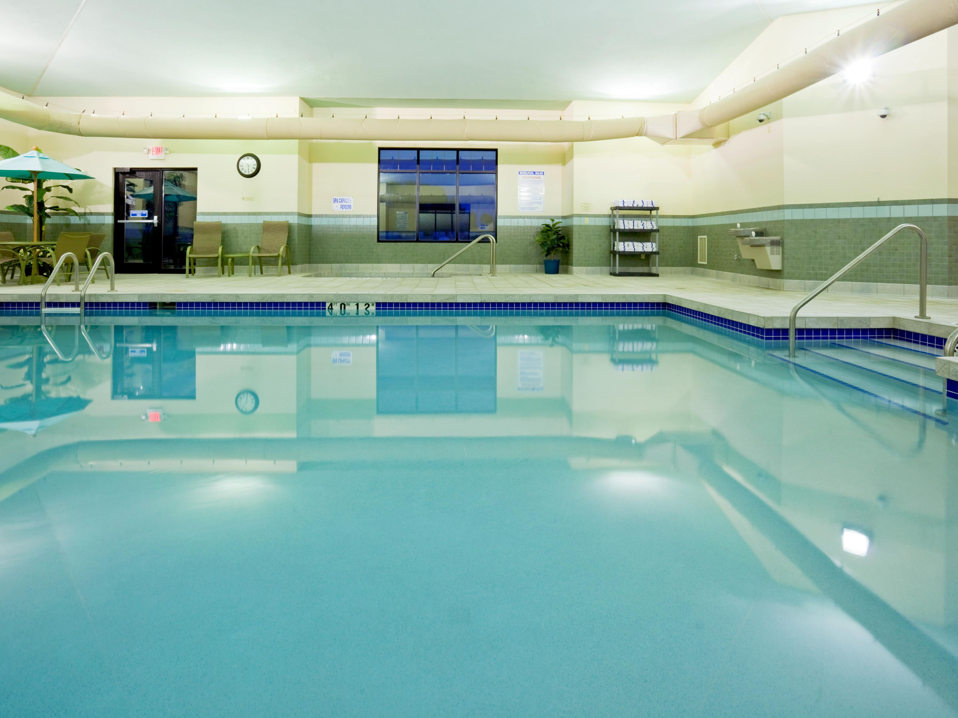 Relax by our indoor Swimming Pool