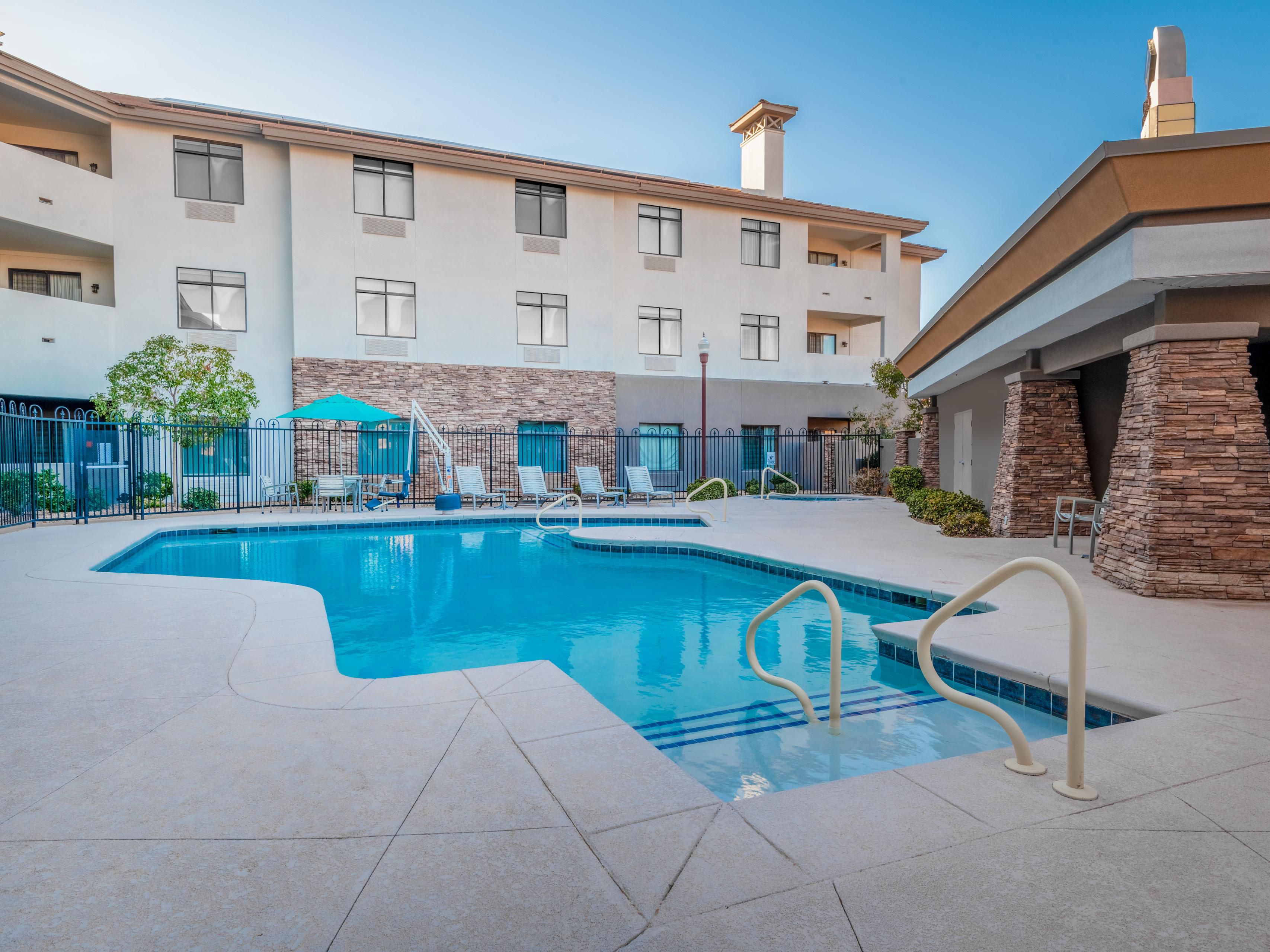 Re-energize and sink into comfort at our on-site pool.