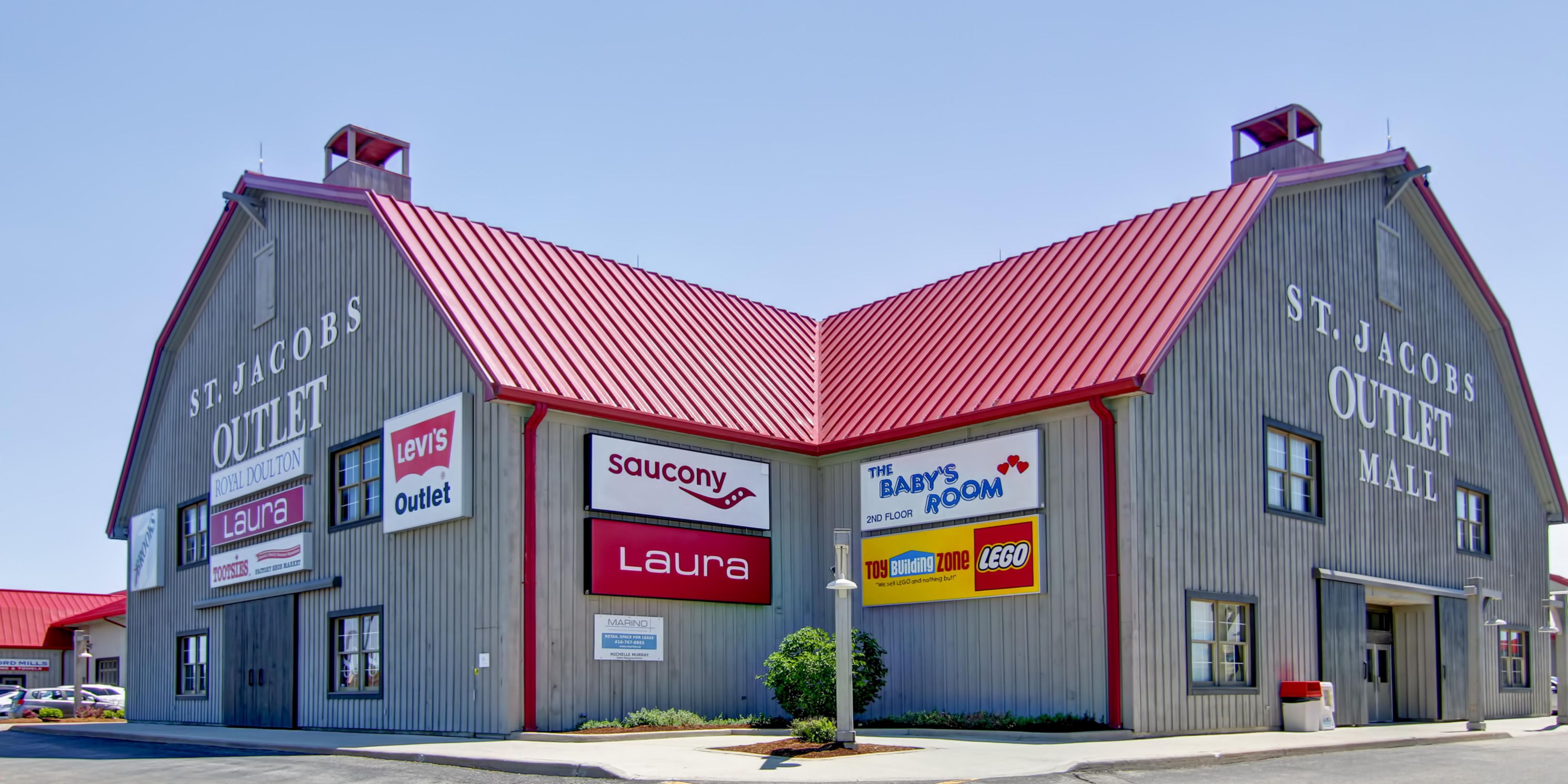 st jacobs outlet mall lego