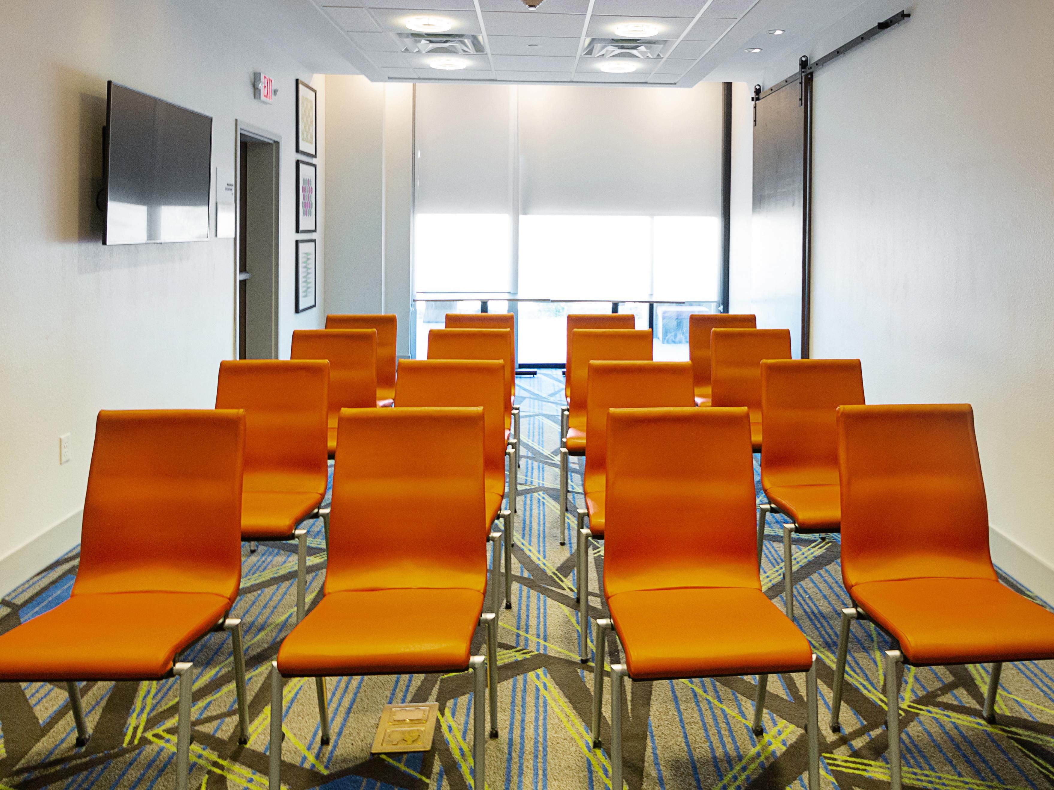 Host business meetings, conferences, and social gatherings at our Wentzville hotel featuring four flexible venues for up to 100 guests. With natural lighting, AV equipment, customized catering, and personalized services, we turn ordinary gatherings into remarkable events!