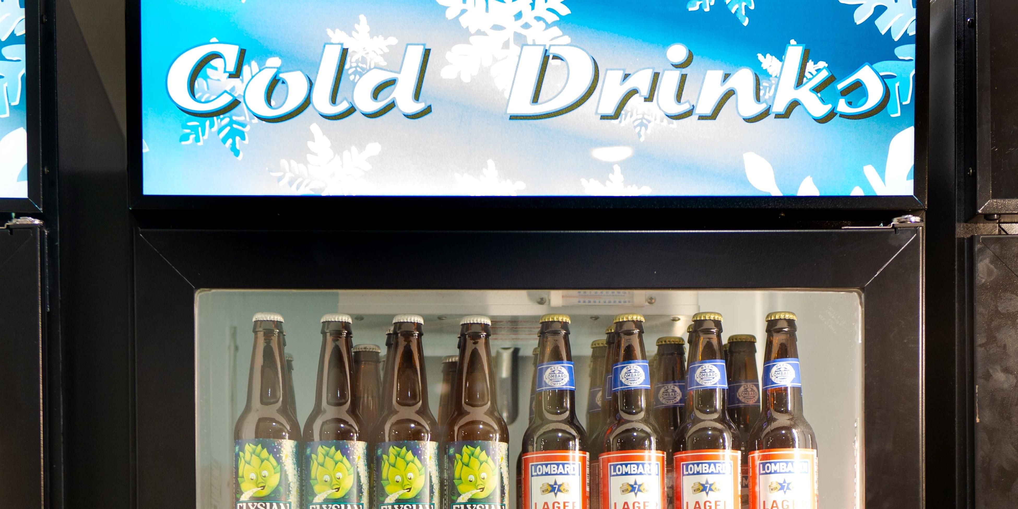 Join us Monday through Wednesday from 5pm-7pm for our Manager's Reception. Cold beer, soda, and water are served with packages snacks. 