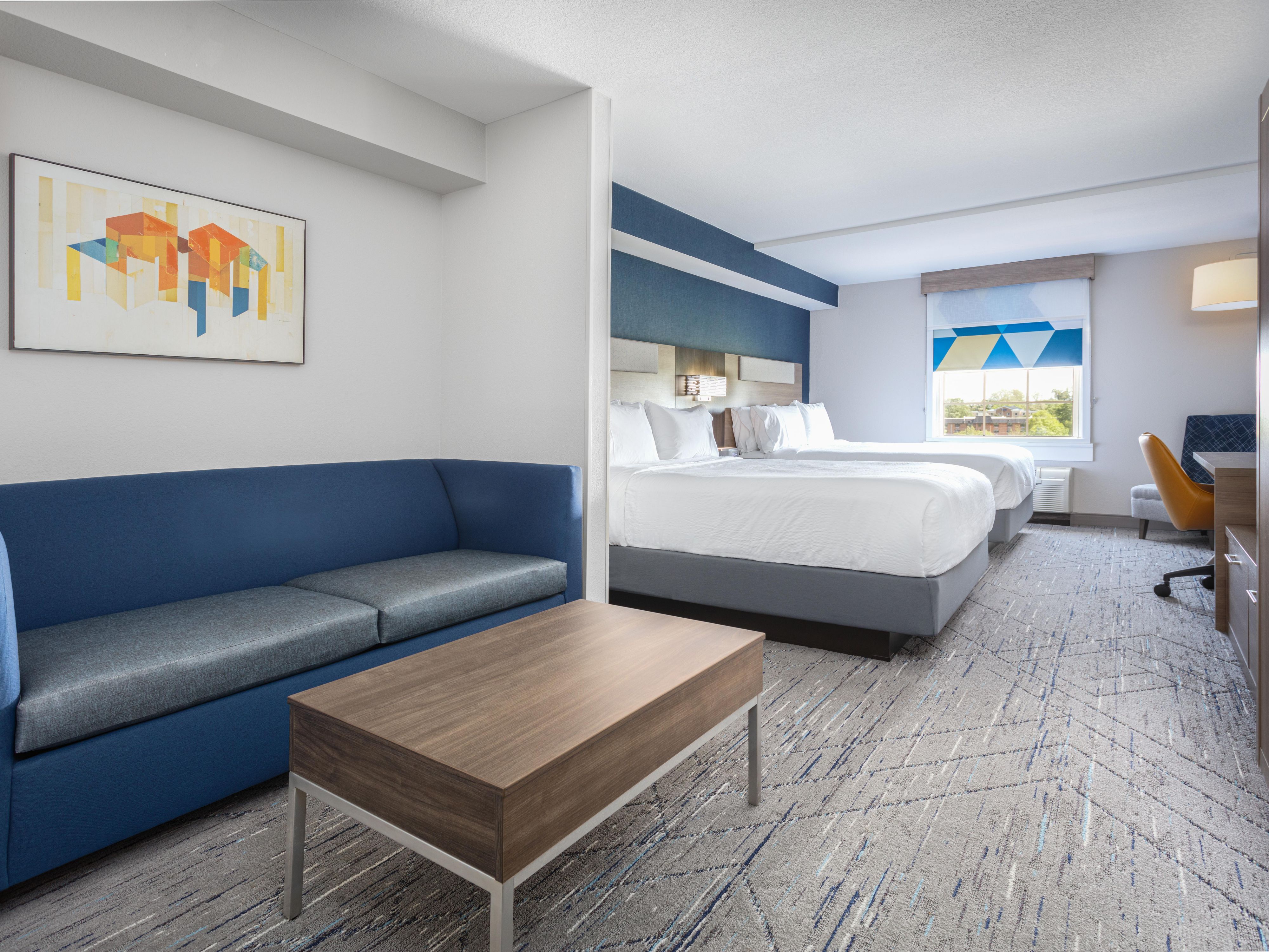 At the end of a long day, relax in our clean, fresh guest rooms.