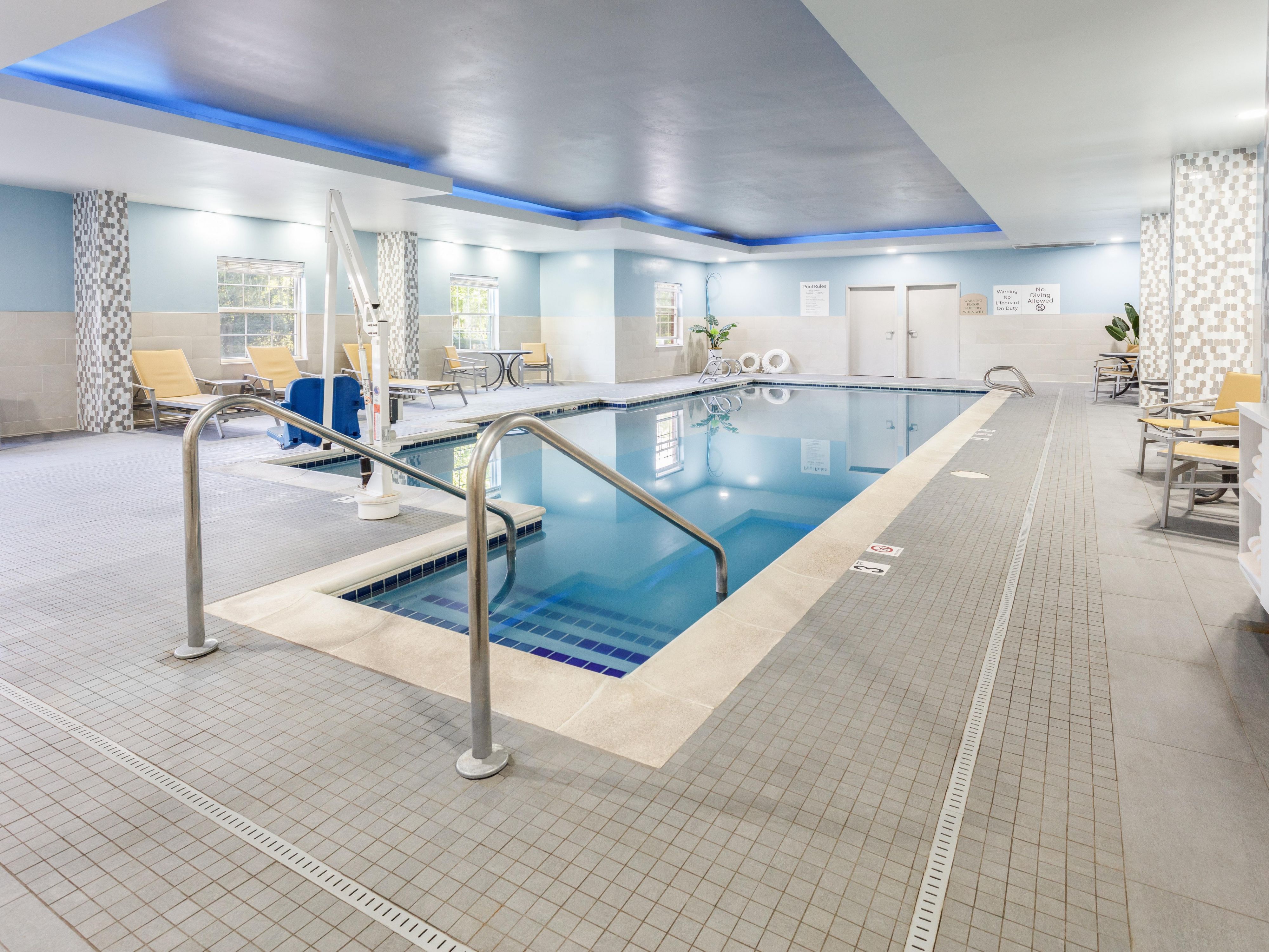Beautifully renovated indoor pool open year round!