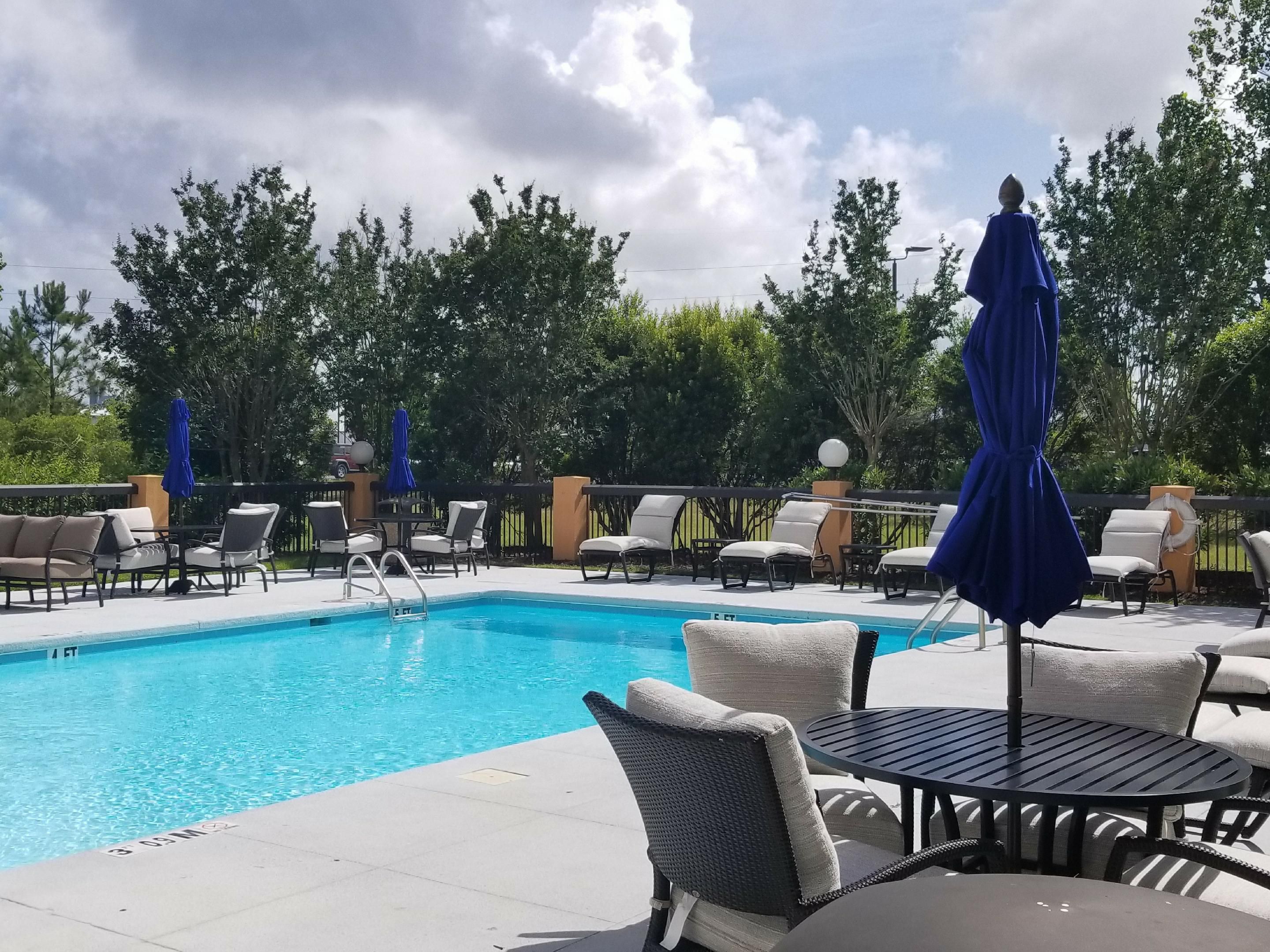 Bask in the radiant sun before cooling off in our outdoor pool. 