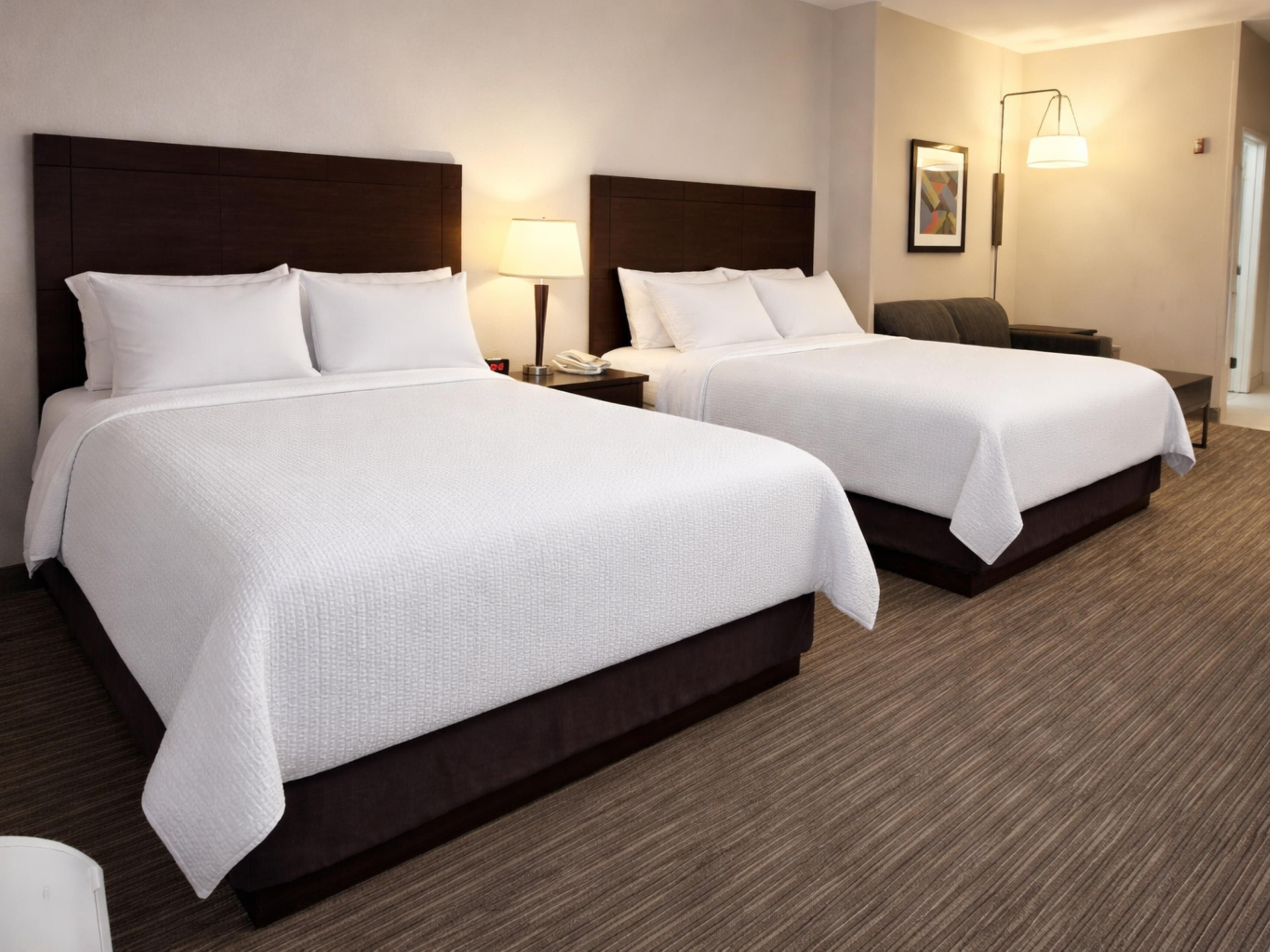 Travel together and enjoy a spacious, restful retreat.