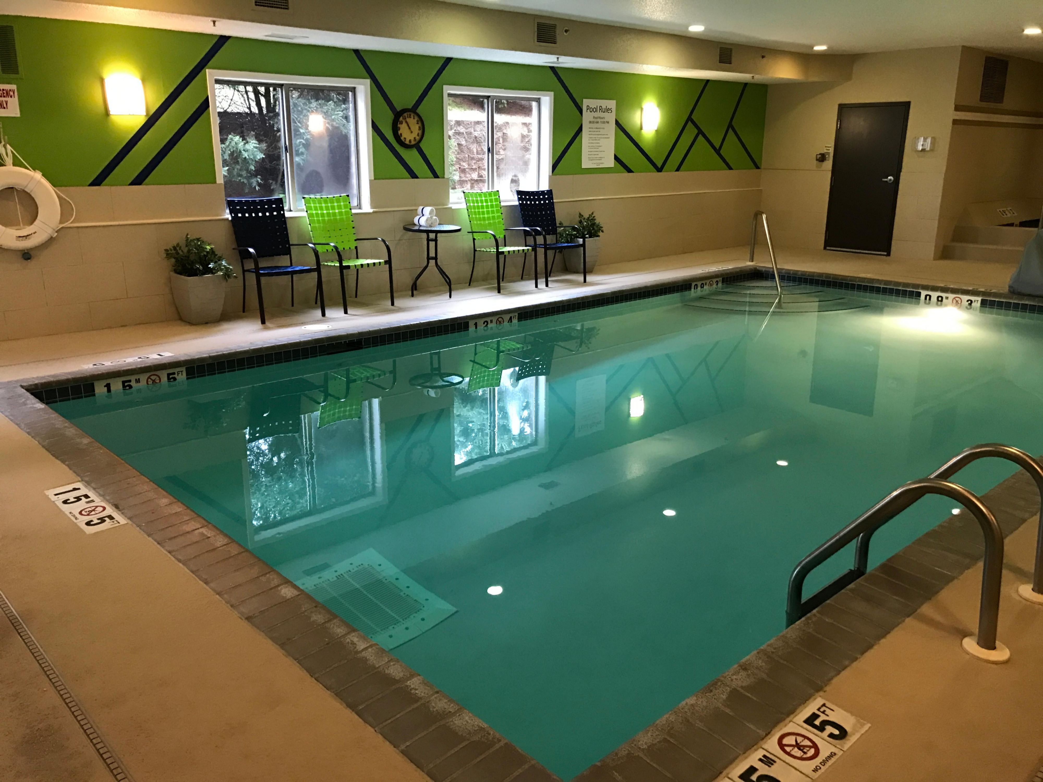 Take a dip in our indoor pool, perfect for relaxation and fun.