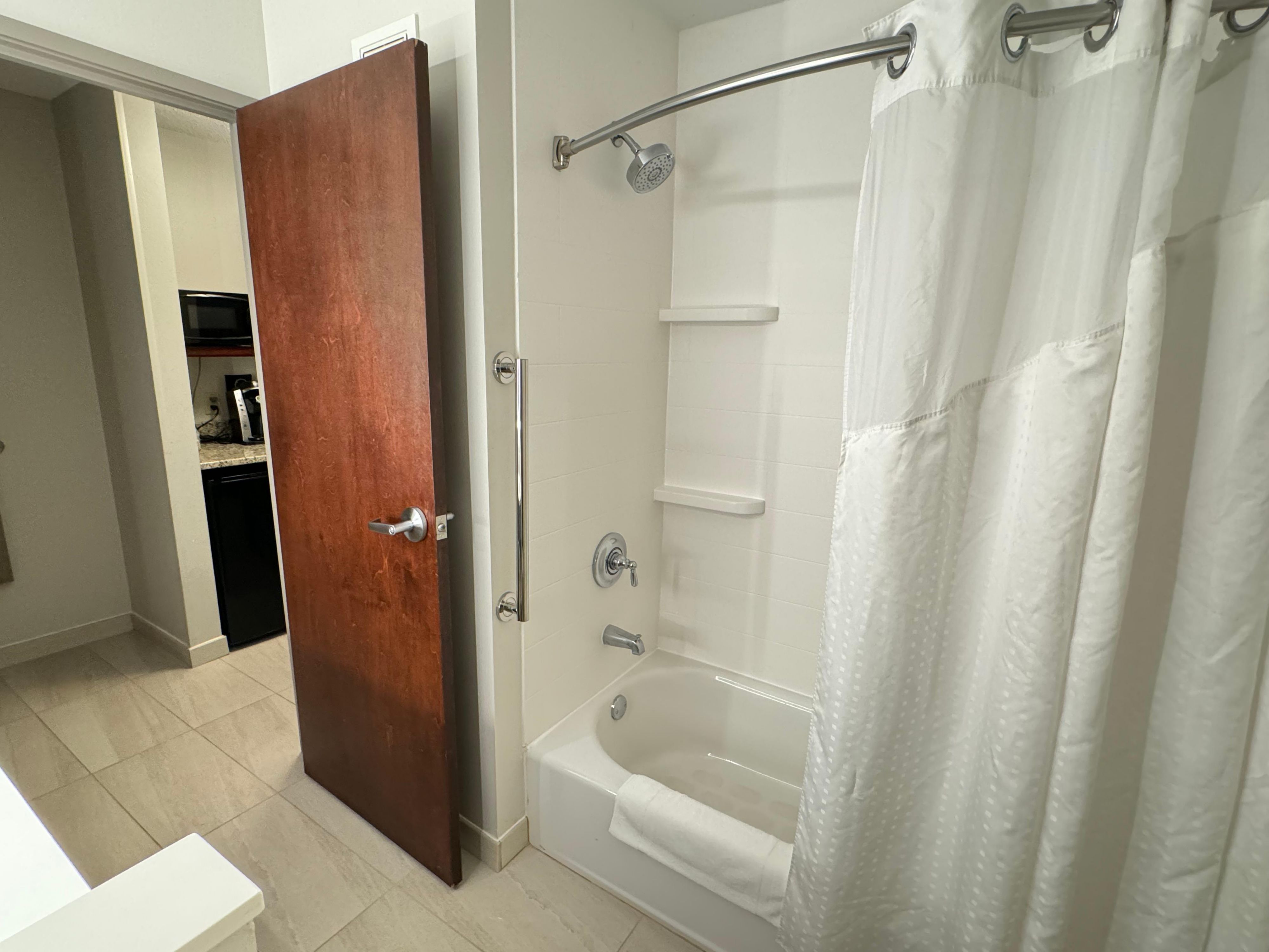 Bathroom in our 1King Suite 