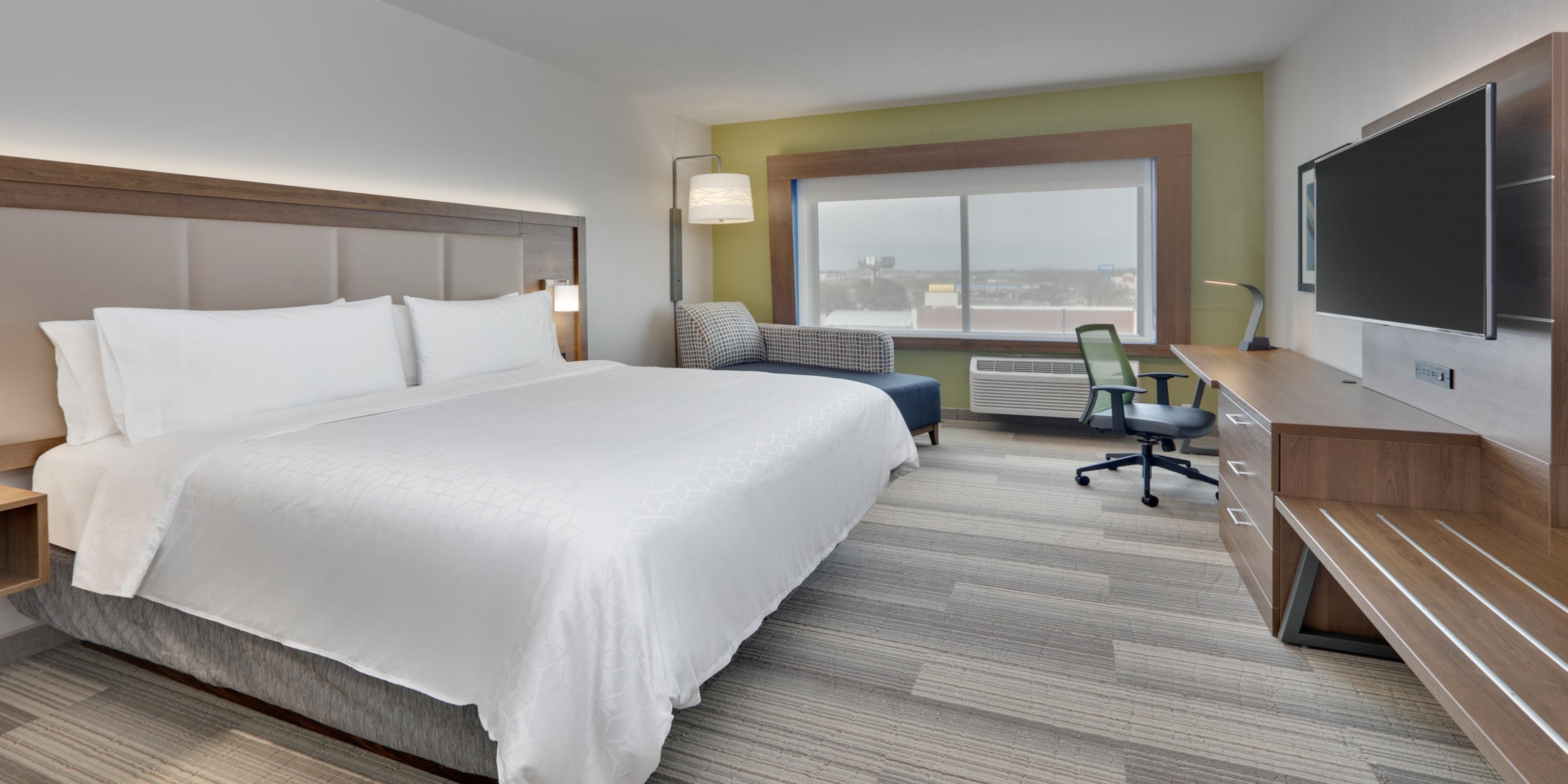 We have renovated our Guest Rooms. "Fresh, clean open hotel room space featuring cozy accommodations, microwave, refrigerator, and Keurig coffee maker (with all the fixings!).
Free high-speed internet in all sleeping rooms as well as the breakfast and sitting area."

