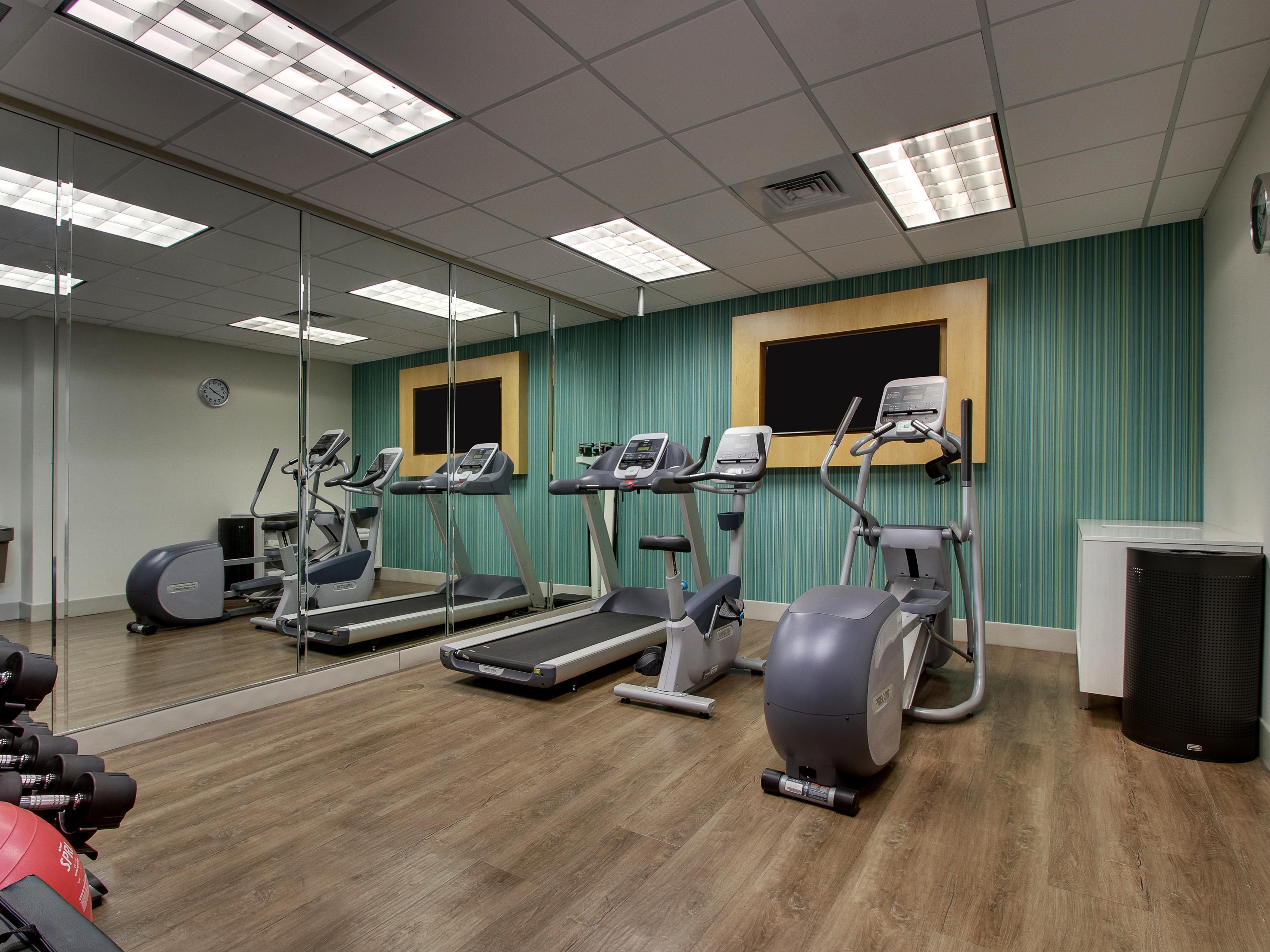 Have a great workout in our fitness center.