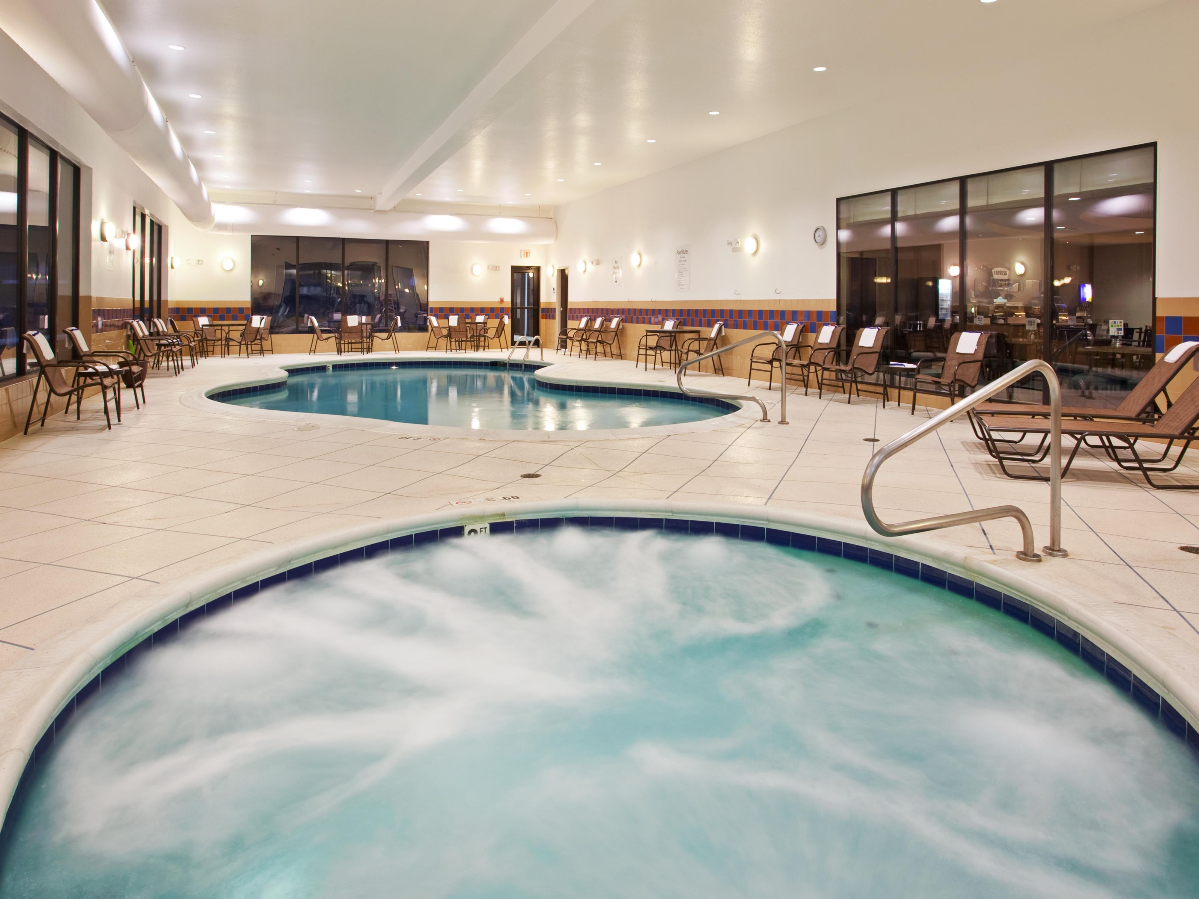 Our swimming pool is a perfect retreat for health and wellness.