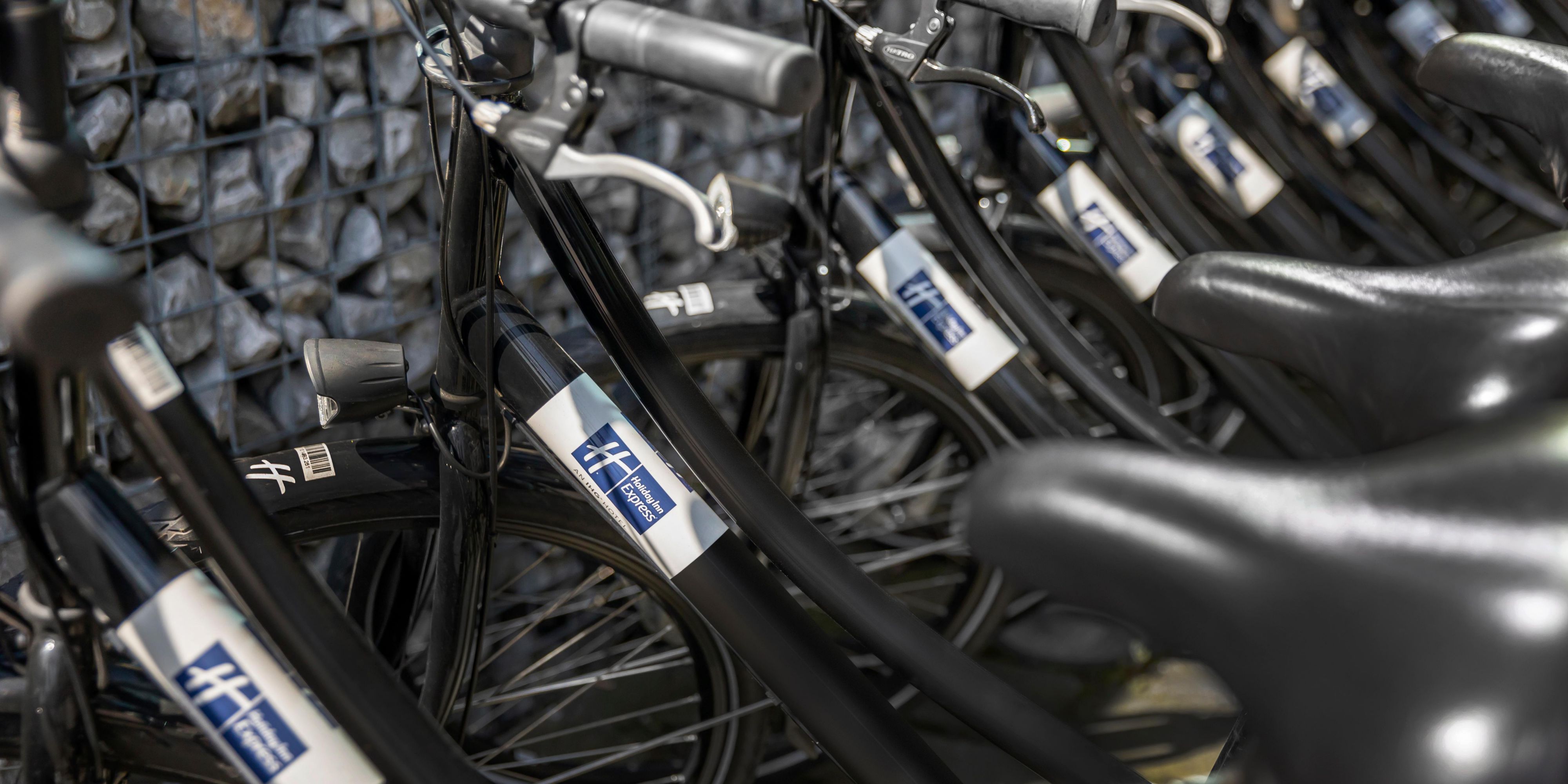 Explore the city of Arnhem like a local in an eco-friendly, active way. Our bikes are available at our reception. To guarantee availablility, please reserve in advance.