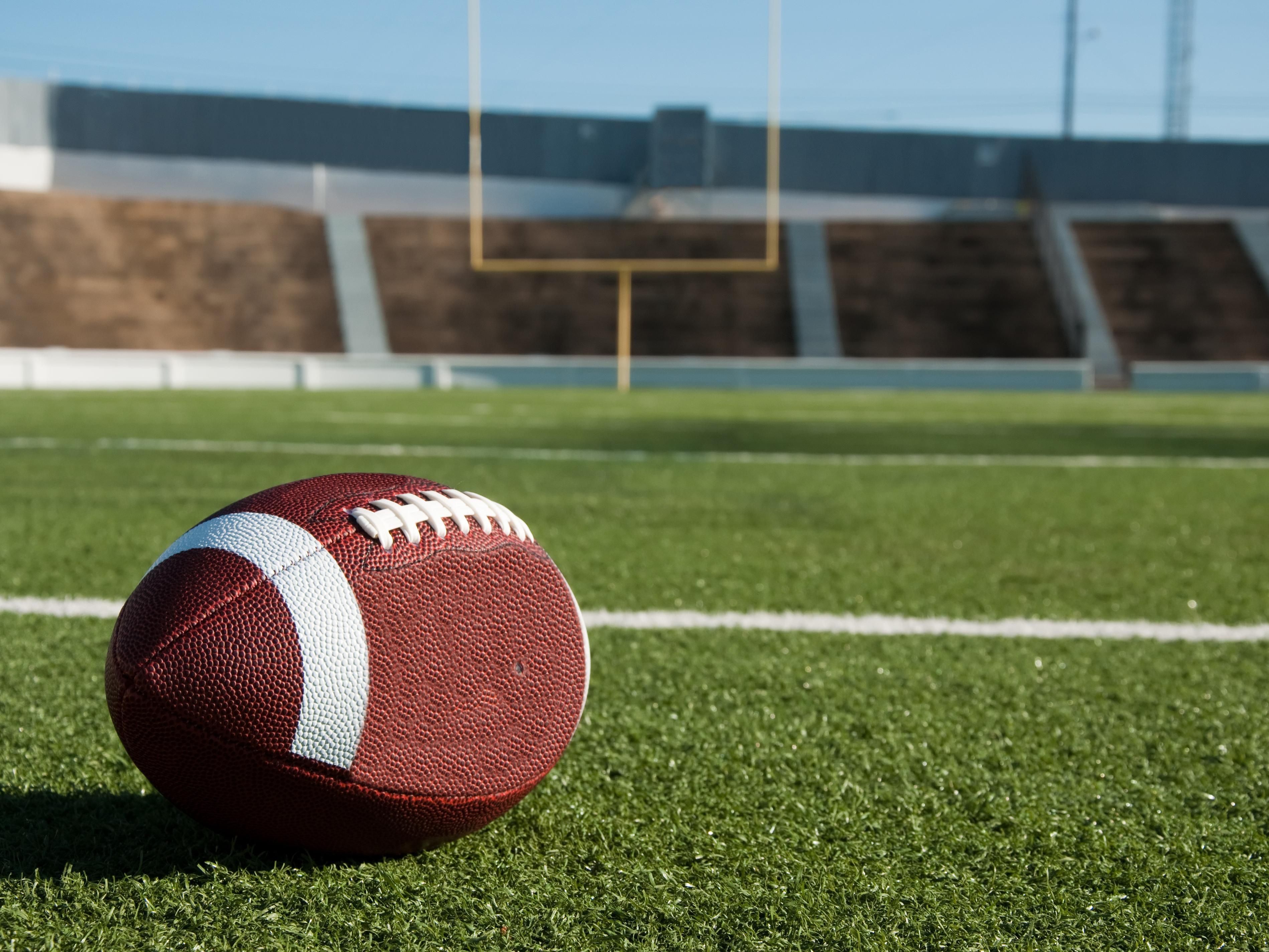 football on a field