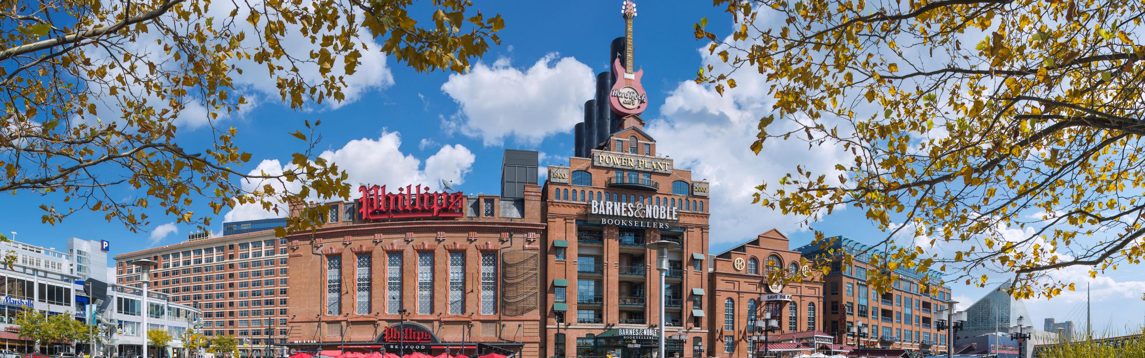 Explore Inner Harbor, just minutes from our hotel.