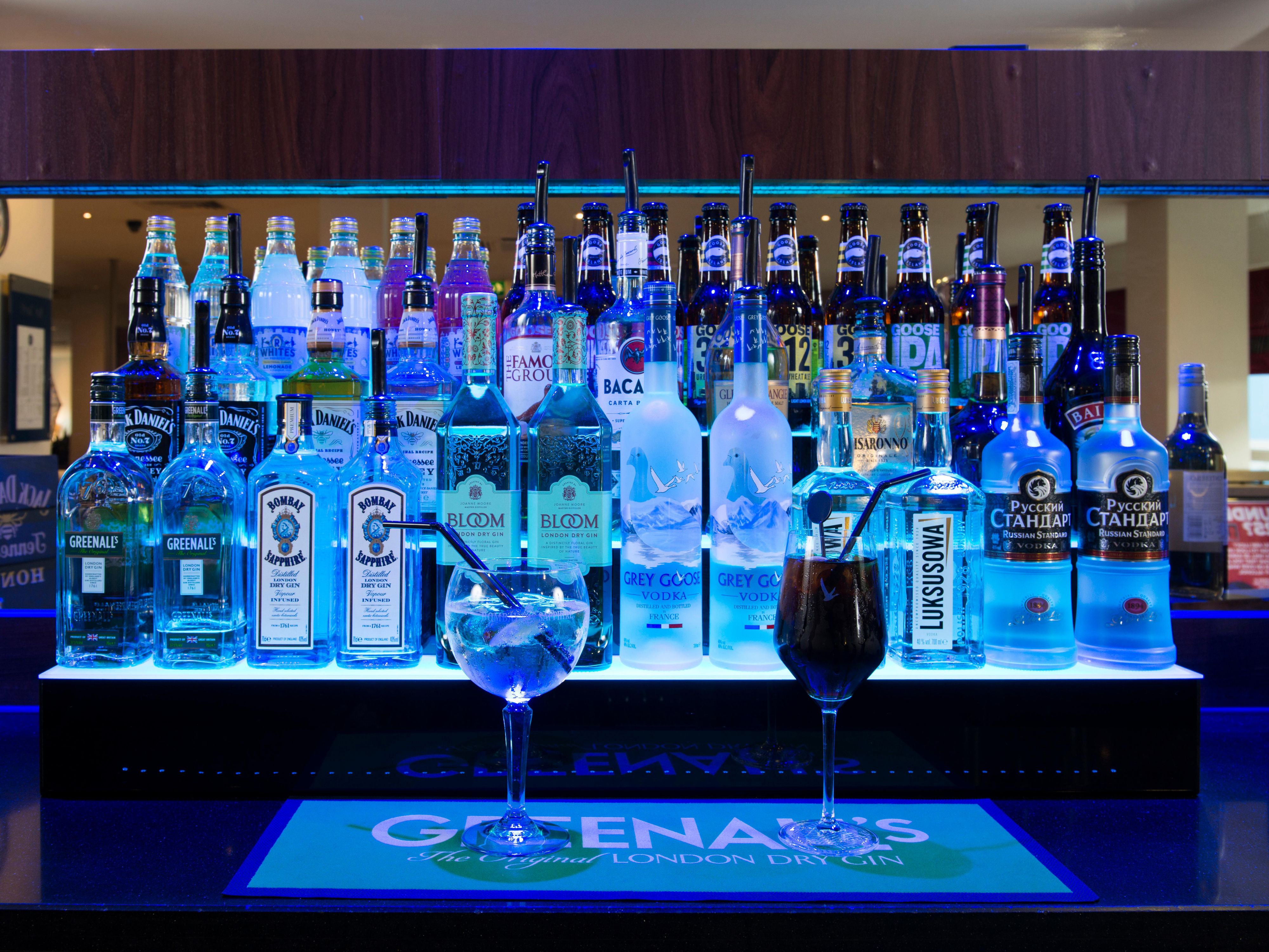 There's plenty to choose from at the bar!
