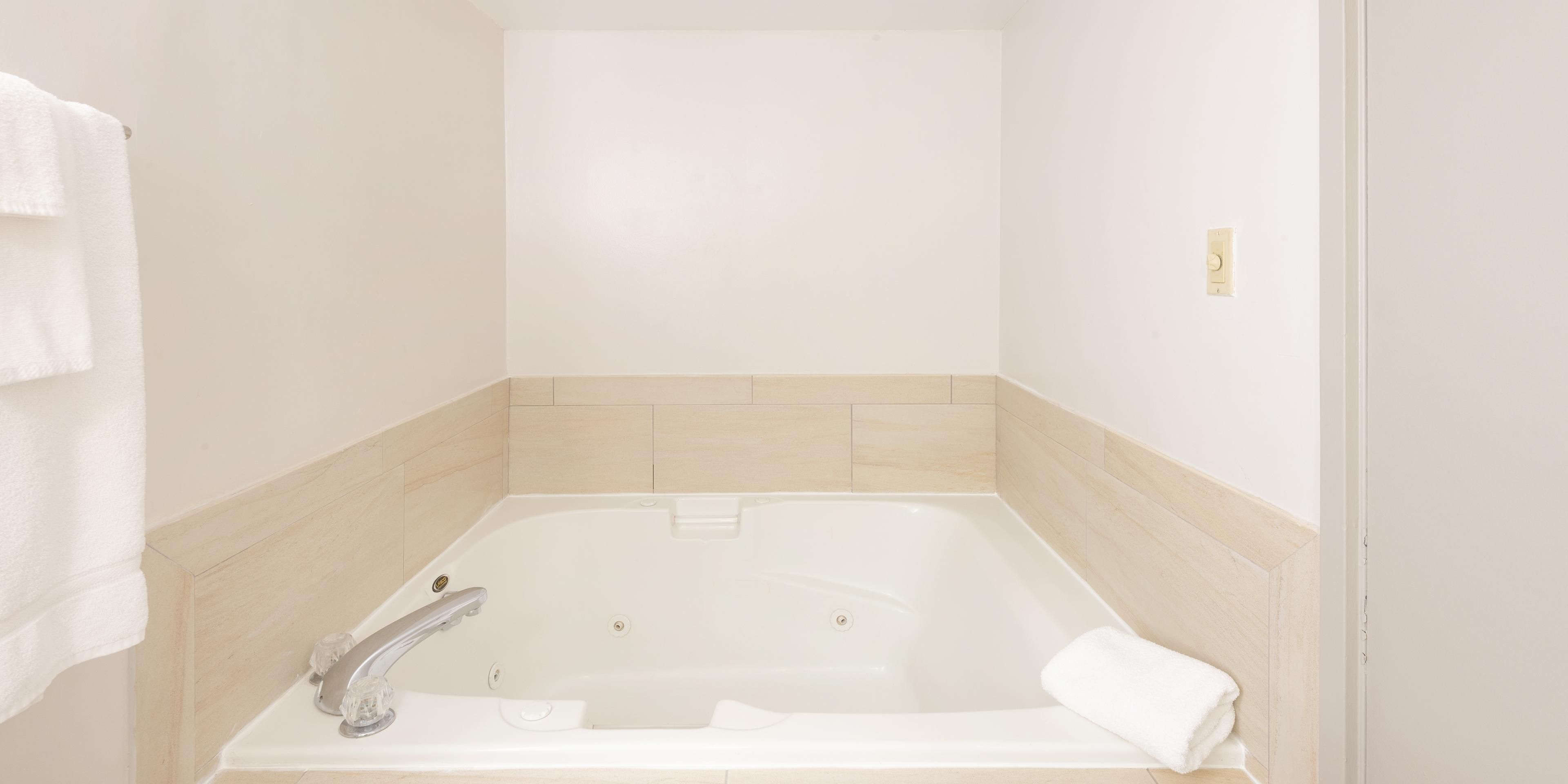 We welcome your wedding guests to stay with us at the Holiday Inn Express Philadelphia NE-Bensalem. Conveniently located less than 5 miles from 15 wedding venues, we offer discounted group guestroom rates for your friends and family. For the newlyweds, reserve a King Whirlpool Room with jetted tub and marble walk-in shower.