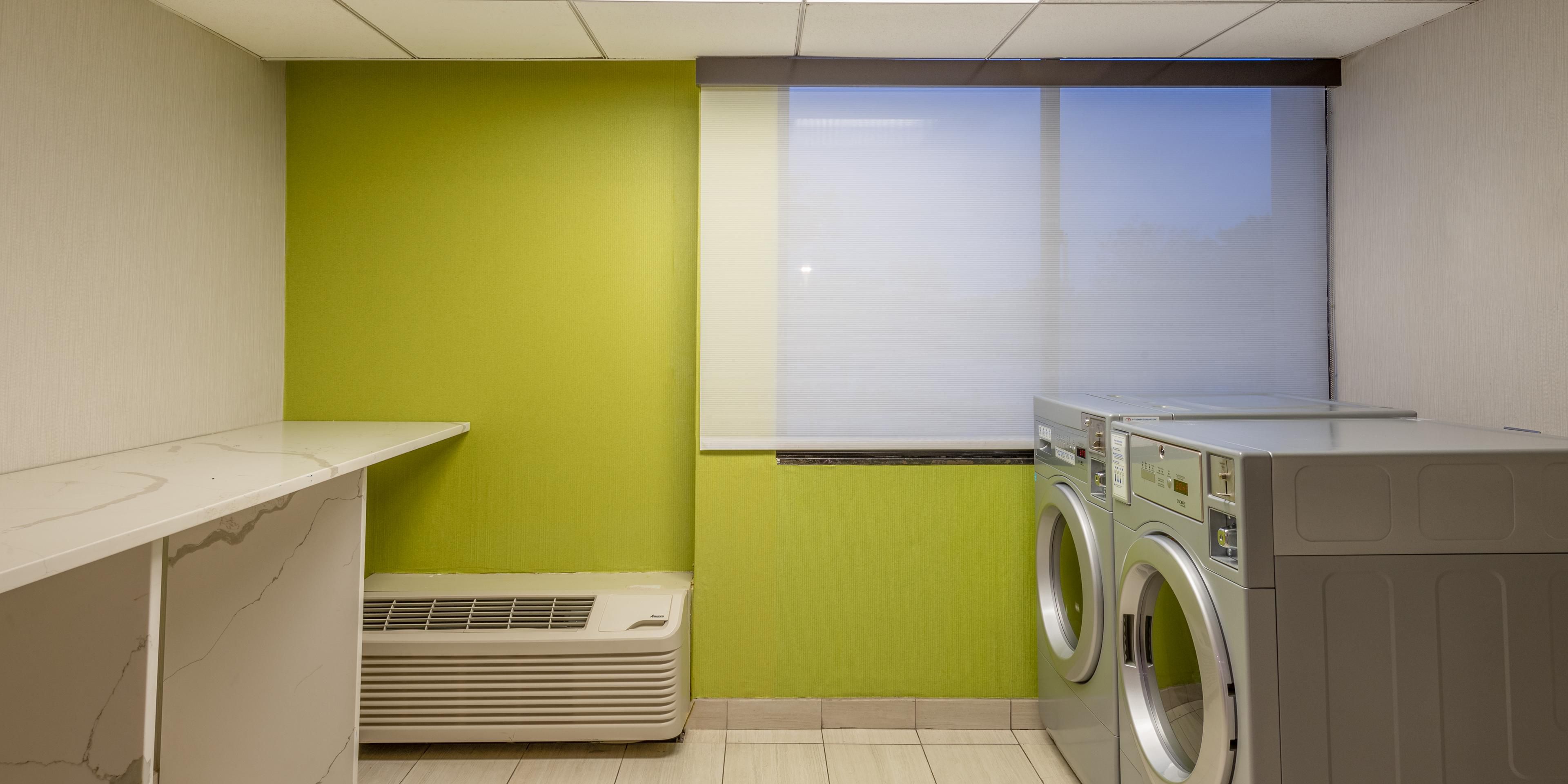 The last thing you want to do is laundry when you are traveling. However, for your convenience, we have a coin-operated washer and dryer!